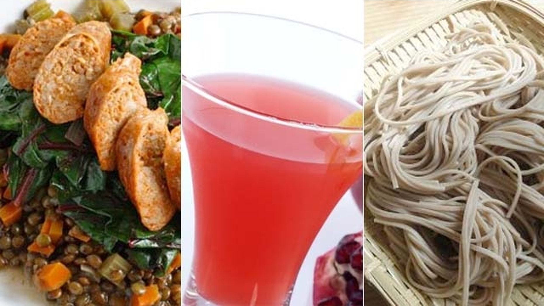 Add some luck to your New Year with lentils and sausage, a pomegranate margarita or cold toshikoshi soba noodles.
