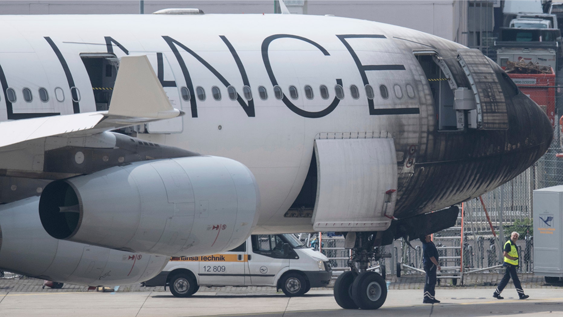 Airport traffic was not affected by the incident, which took place Monday morning at Frankfurt Airport.