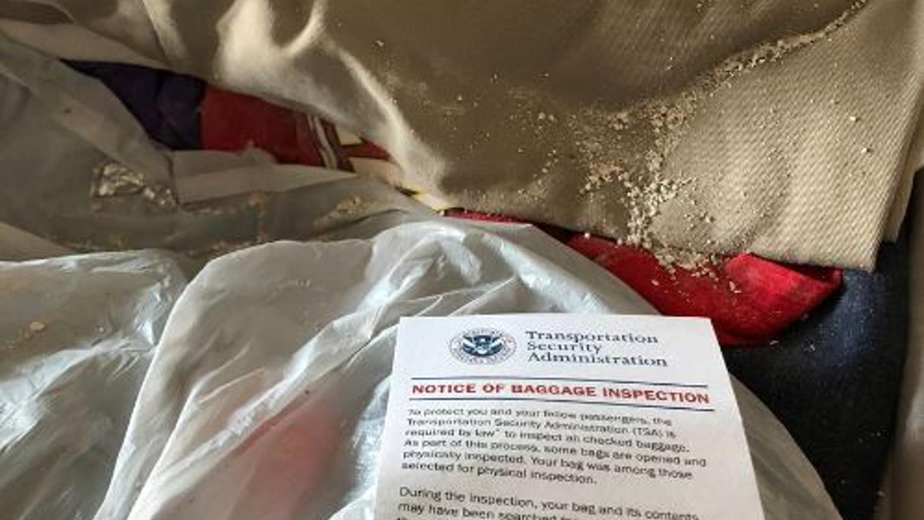 New York Giants defensive tackle A.J. Francis railed against the TSA on Monday for spilling his mother's ashes in his luggage.