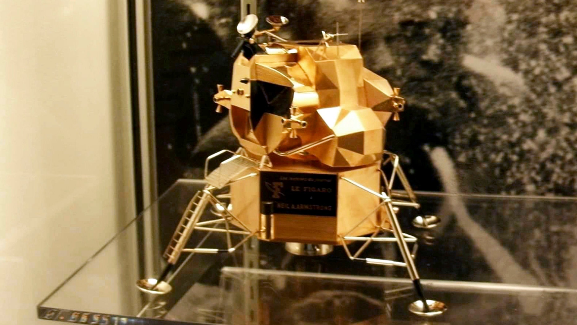 The lunar module replica at Armstrong Air and Space Museum was stolen Friday night