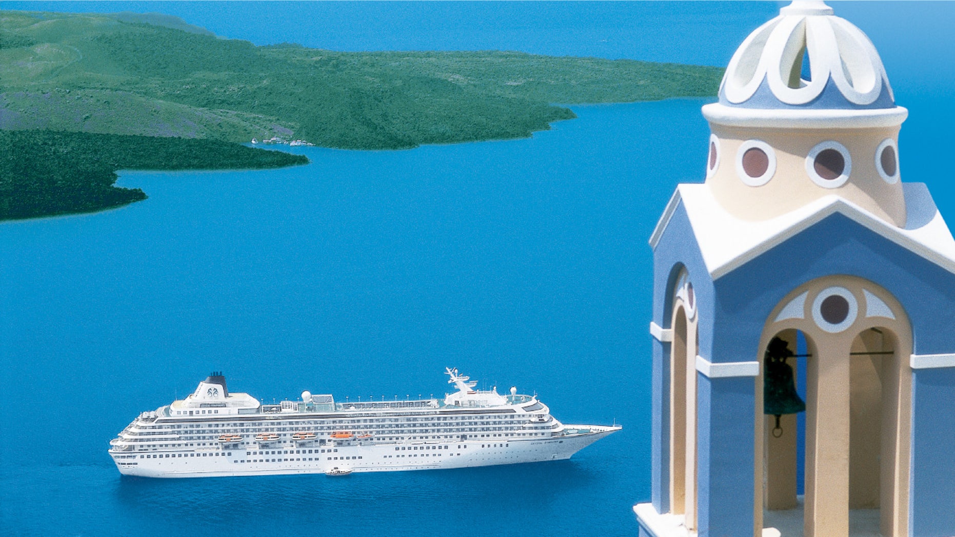 In the lap of luxury on the high seas.