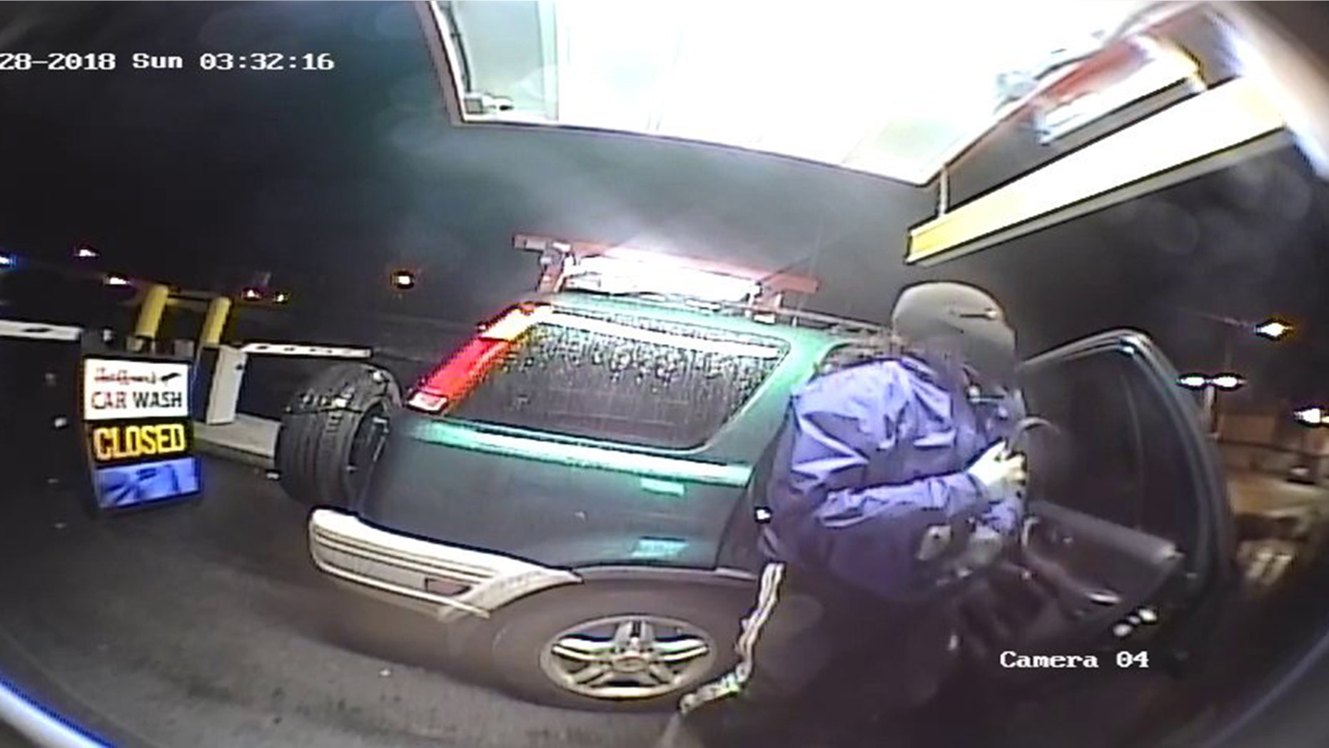 Police are searching for three men they said attempted to use a blow torch to rob a car wash in Lawrence, Mass.