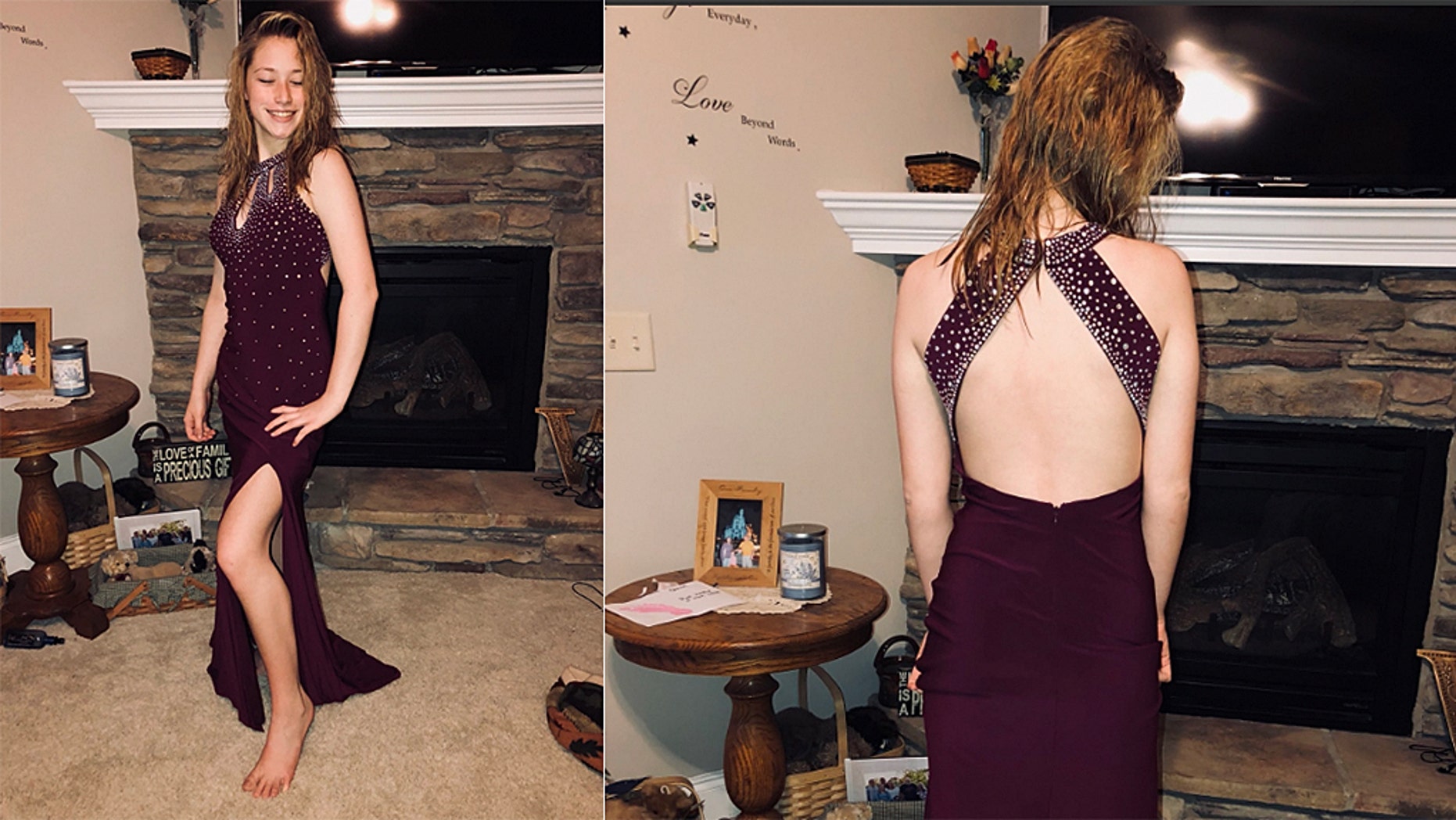 Teen who accused boyfriend of slut-shaming her prom dress reveals ...