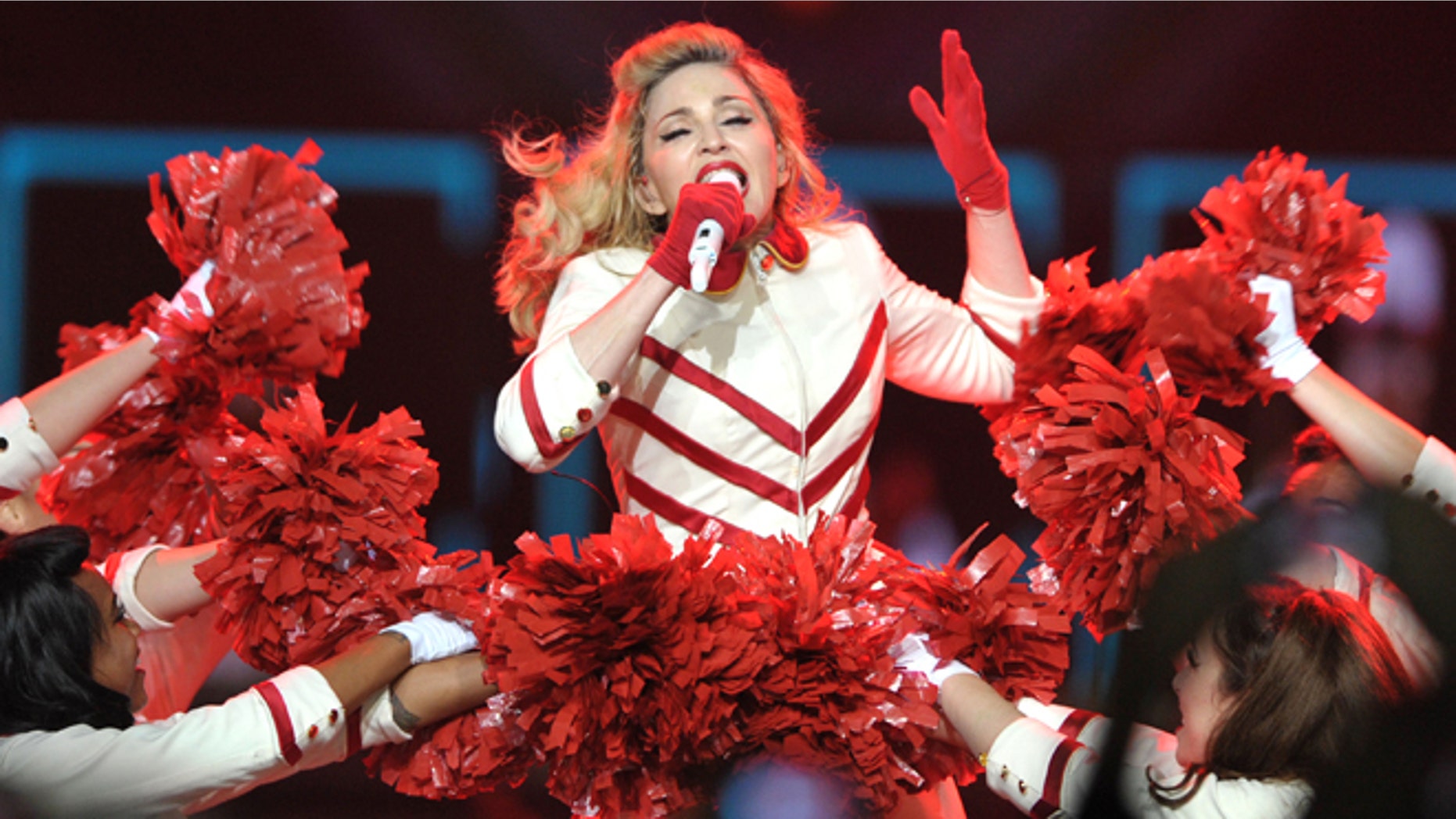 Oct. 10, 2012: Madonna performs on the "MDNA" tour at Staples Center in Los Angeles.