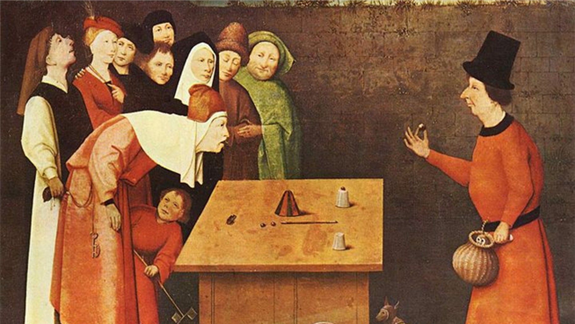 The Conjurer, 1475-1480, by Hieronymus Bosch.