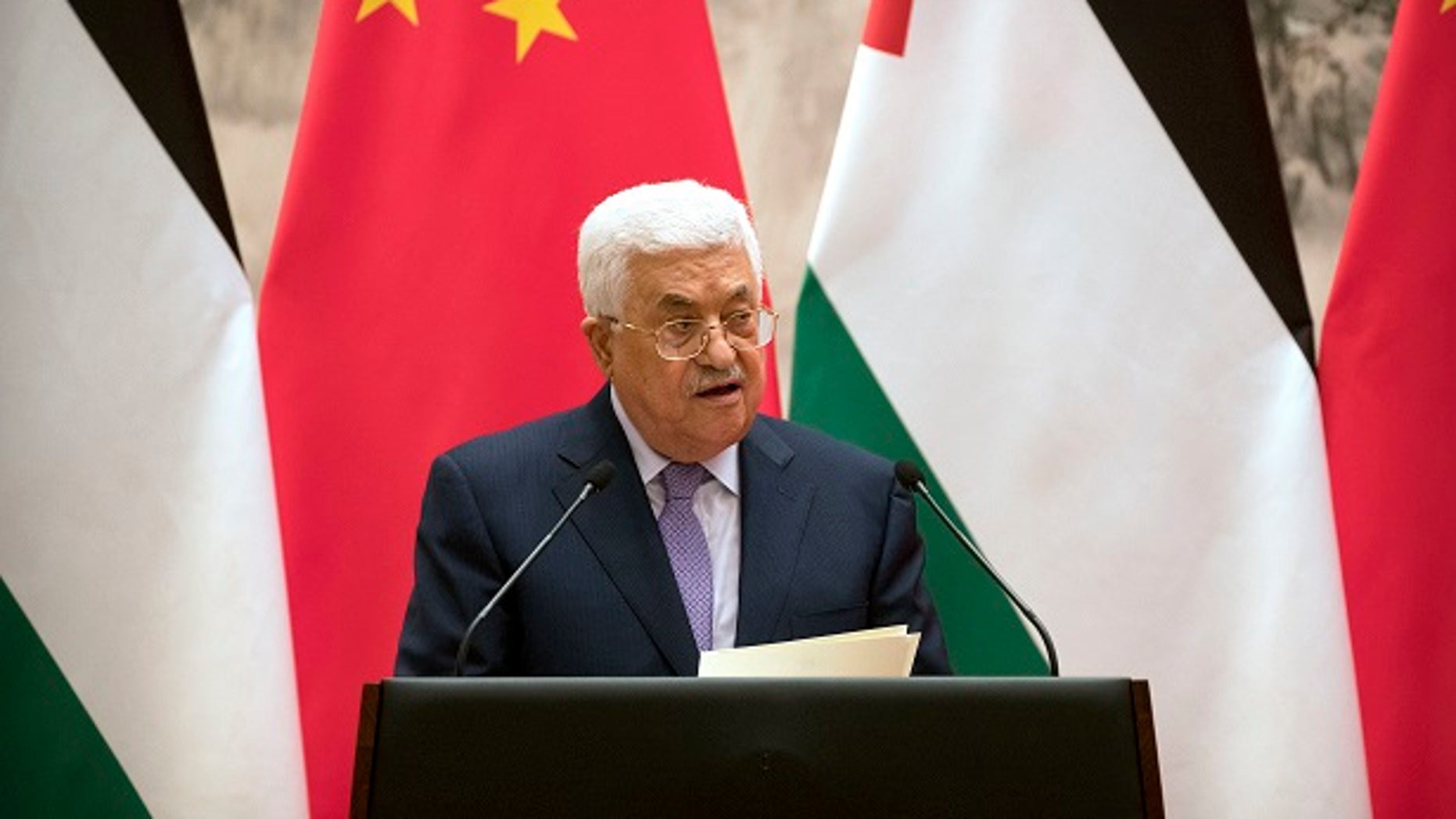 Palestinian President Mahmoud Abbas in hospital for checkup, spokesman