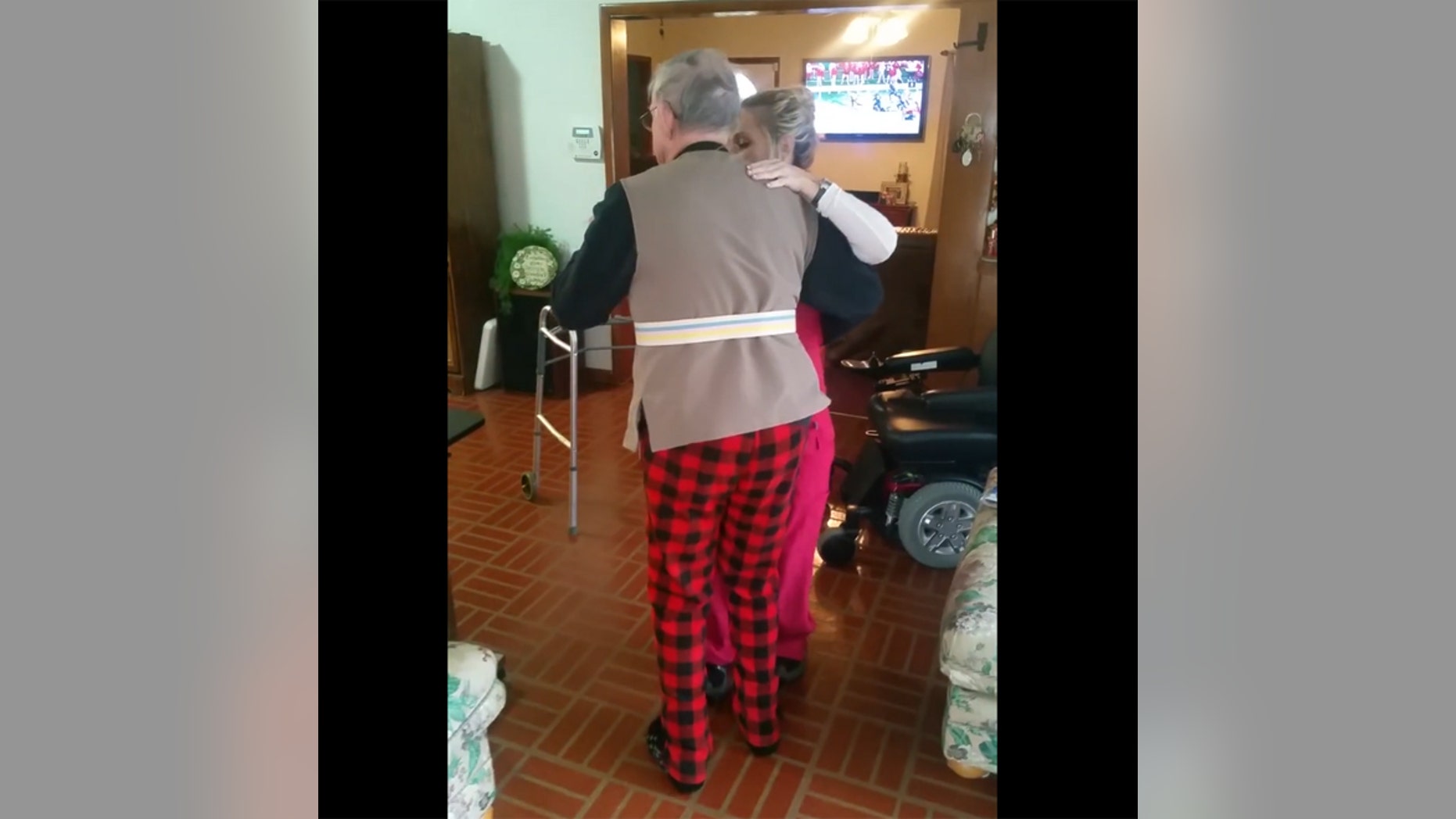 Larry goes from struggling to walk with assistance to leading his physical therapist in dance.