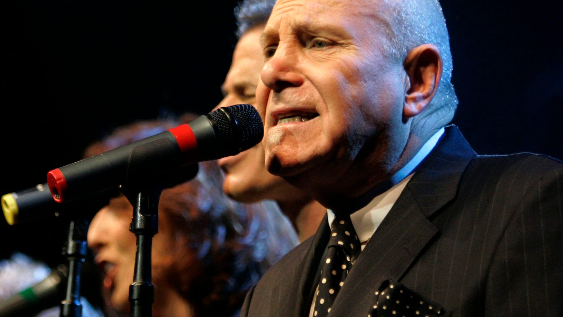 Nov. 8, 2006.Tim Hauser, right, performs with the other members of the U.S. vocal group The Manhattan Transfer at the Avo Session in Basel, Switzerland.