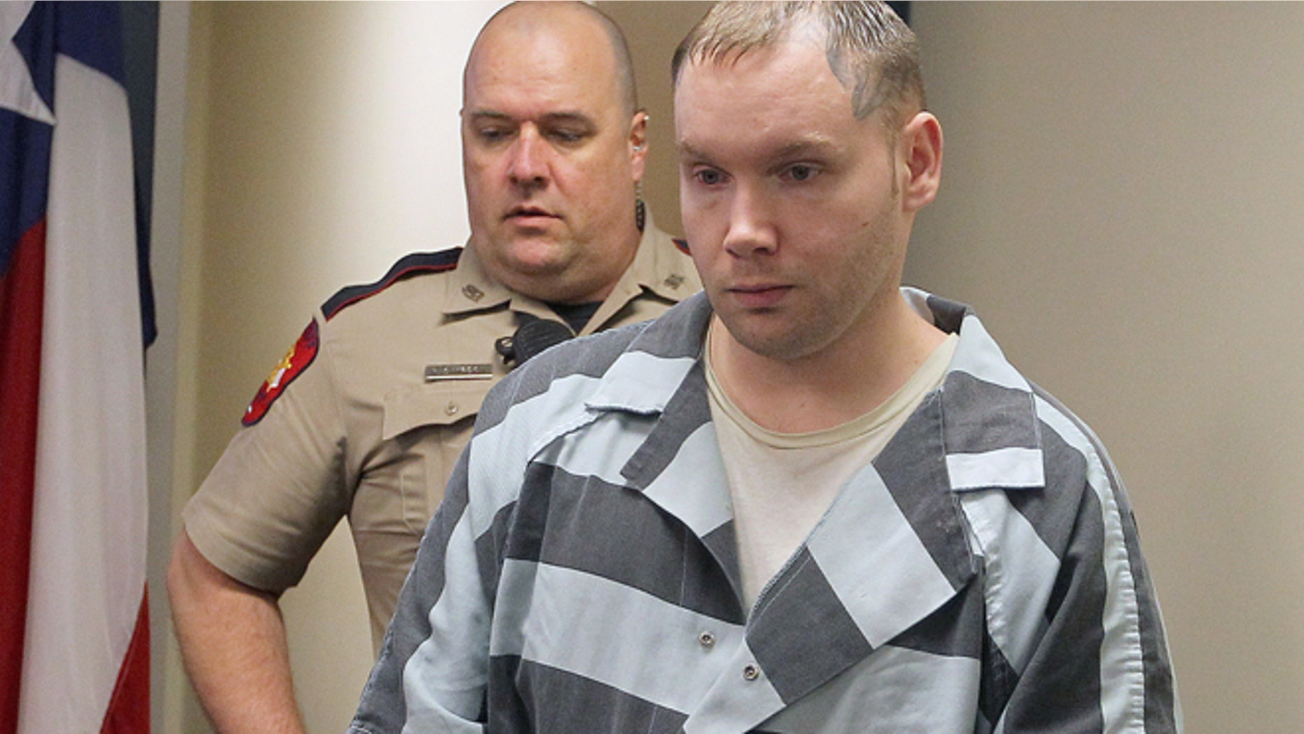 March 5, 2014: In this file photo, Don Willburn Collins walks into a hearing at the 359th Judicial District Court with Judge Kathleen Hamilton in Conroe, Texas.