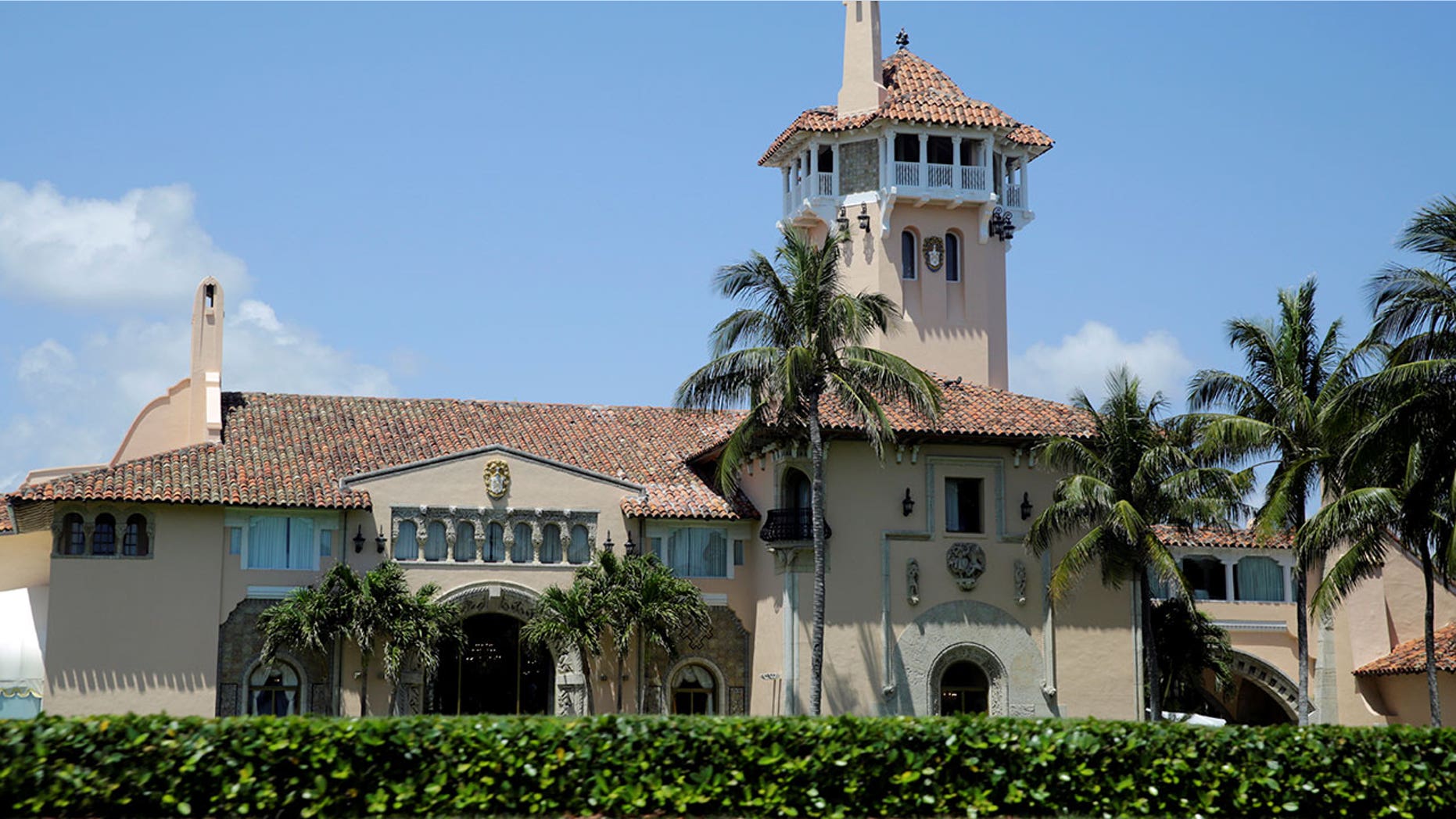 A fake Time cover featuring Donald Trump was spotted hanging at Mar-a-Lago, among other Trump properties.