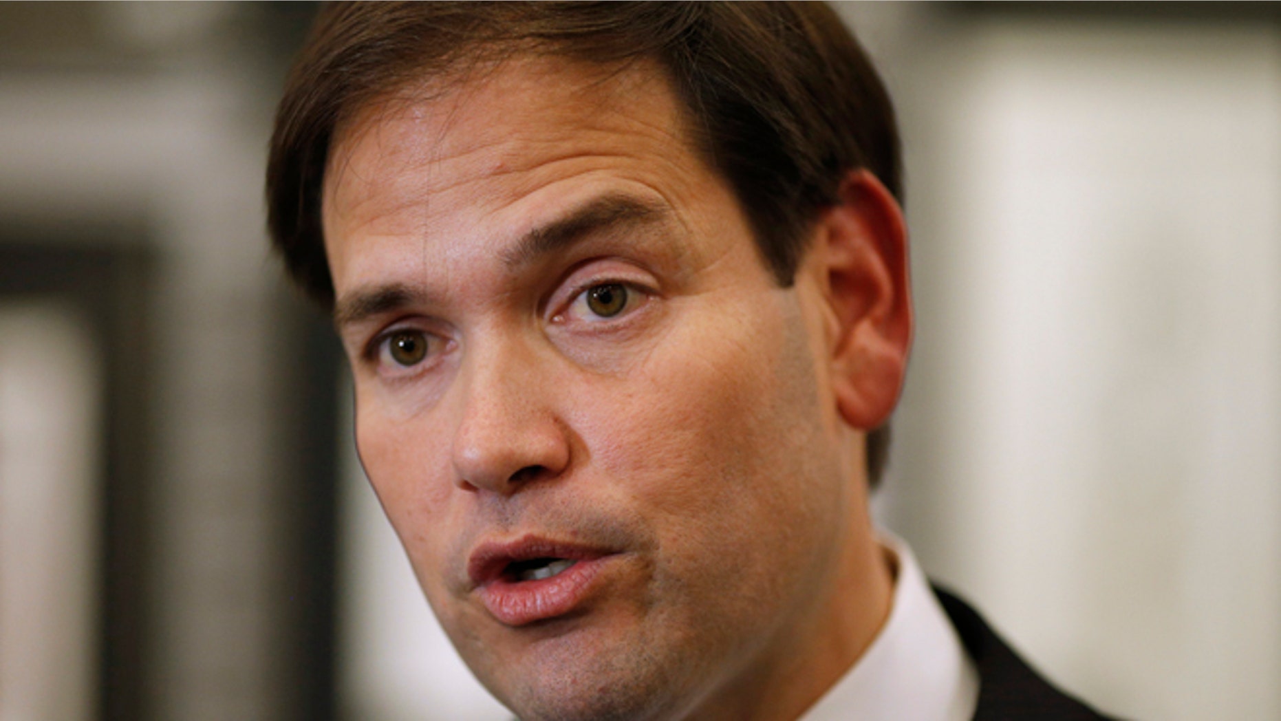 May 28, 2015: Republican presidential candidate Sen. Marco Rubio, R-Fla., speaks in Las Vegas.