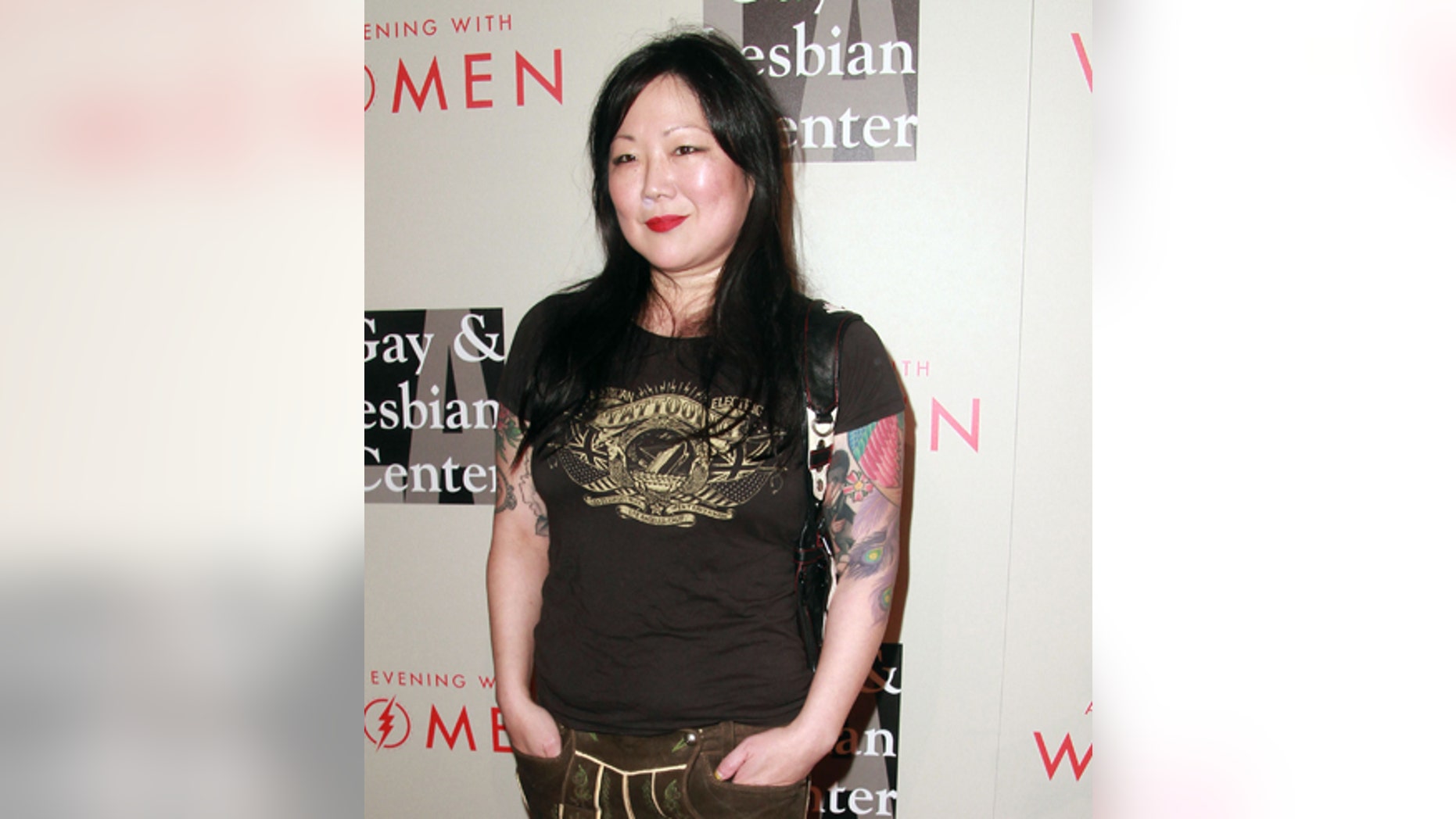 May 10, 2014. Margaret Cho arrives at The L.A. Gay and Lesbian Center's Annual "An Evening With Women,' at The Beverly Hilton in California.