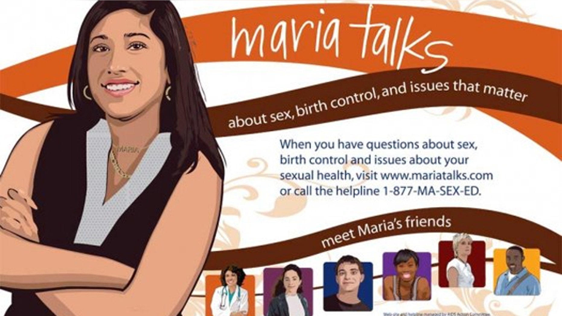 The website, MariaTalks.com, features a fictitious 18-year-old girl named Maria who informs readers that she was "overwhelmed" by different birth control options when she and her boyfriend began having sex. (MariaTalks.com)