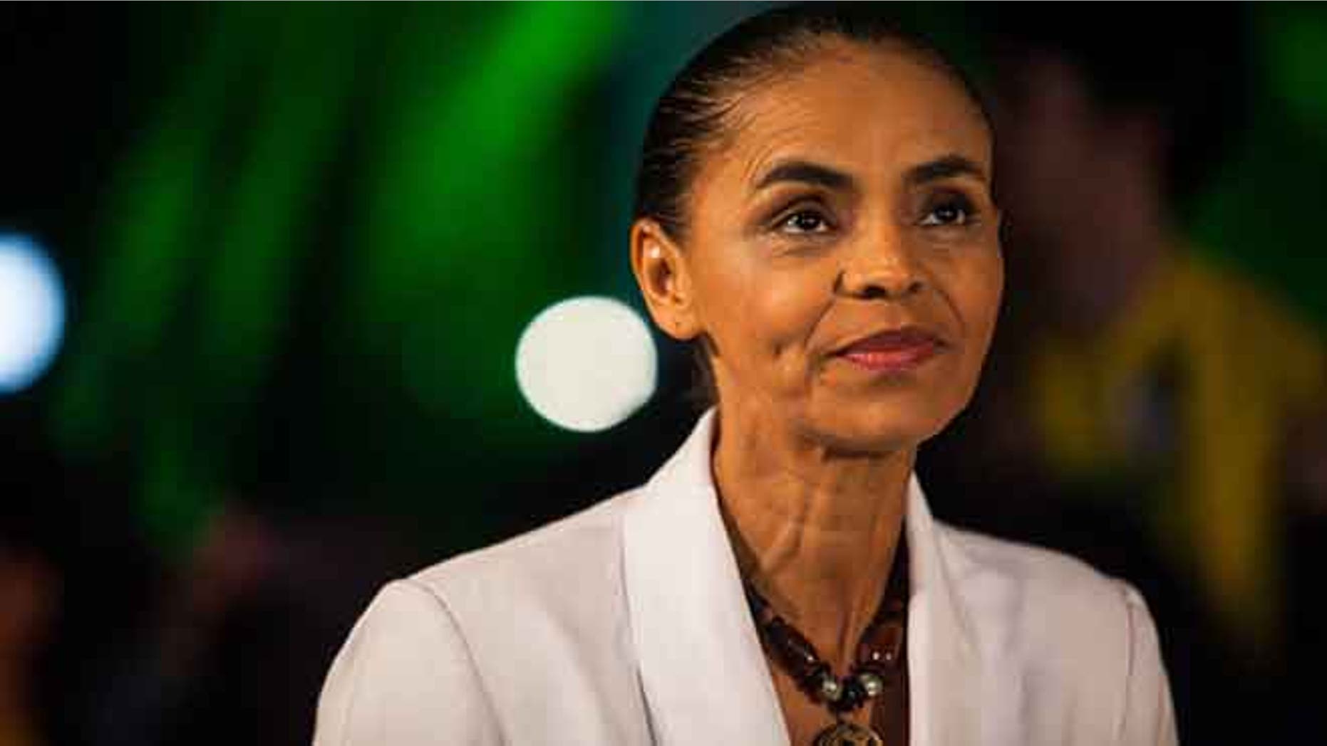Marina Silva during a press conference at the Brazilian Socialist Party on October 5, 2014 in Sao Paulo, Brazil.