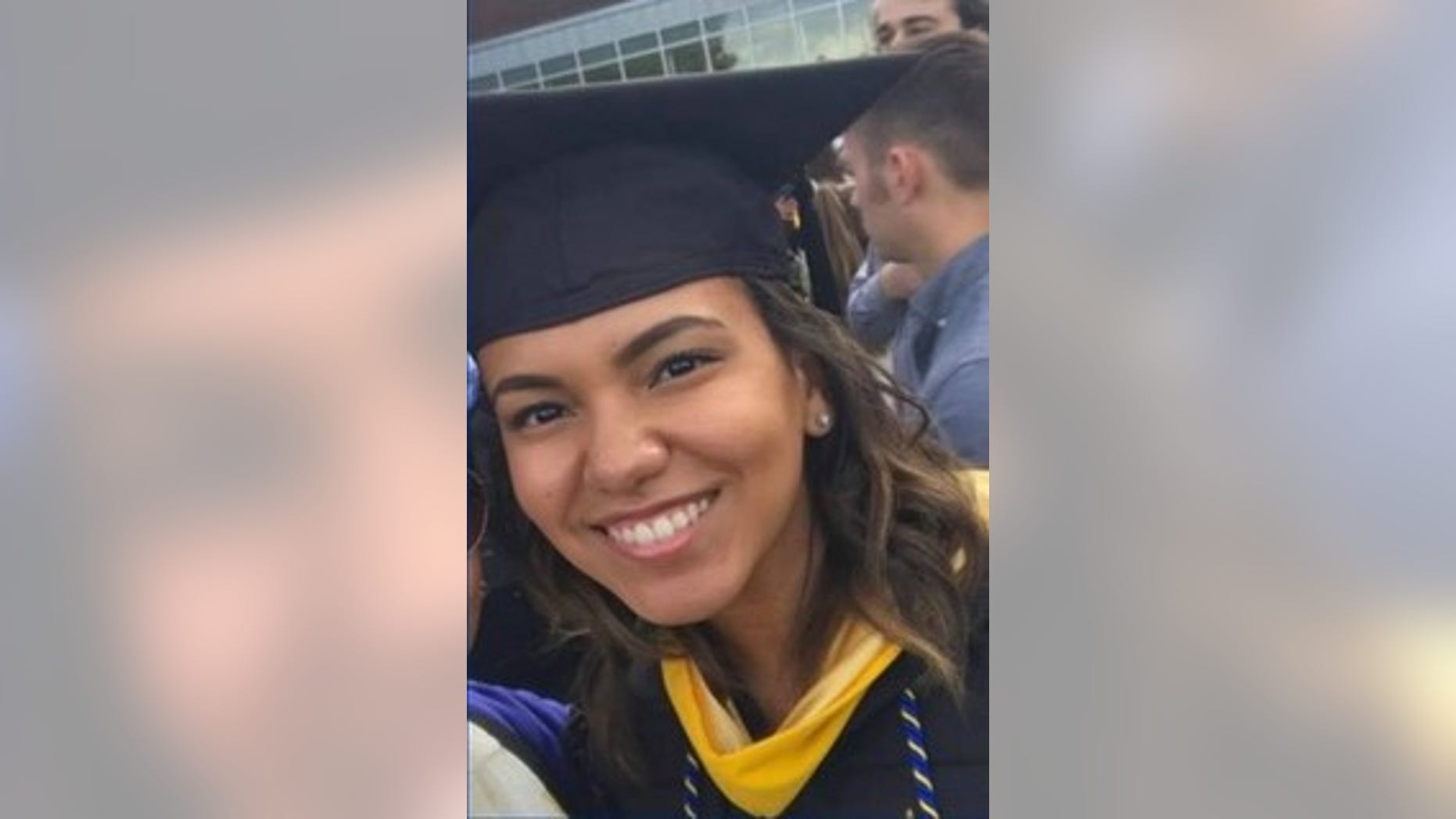 Virginia State Police said Marisa Harris, 22, was killed Saturday when a 12-year-old boy attempting suicide jumped from an overpass and landed on her vehicle, killing her.