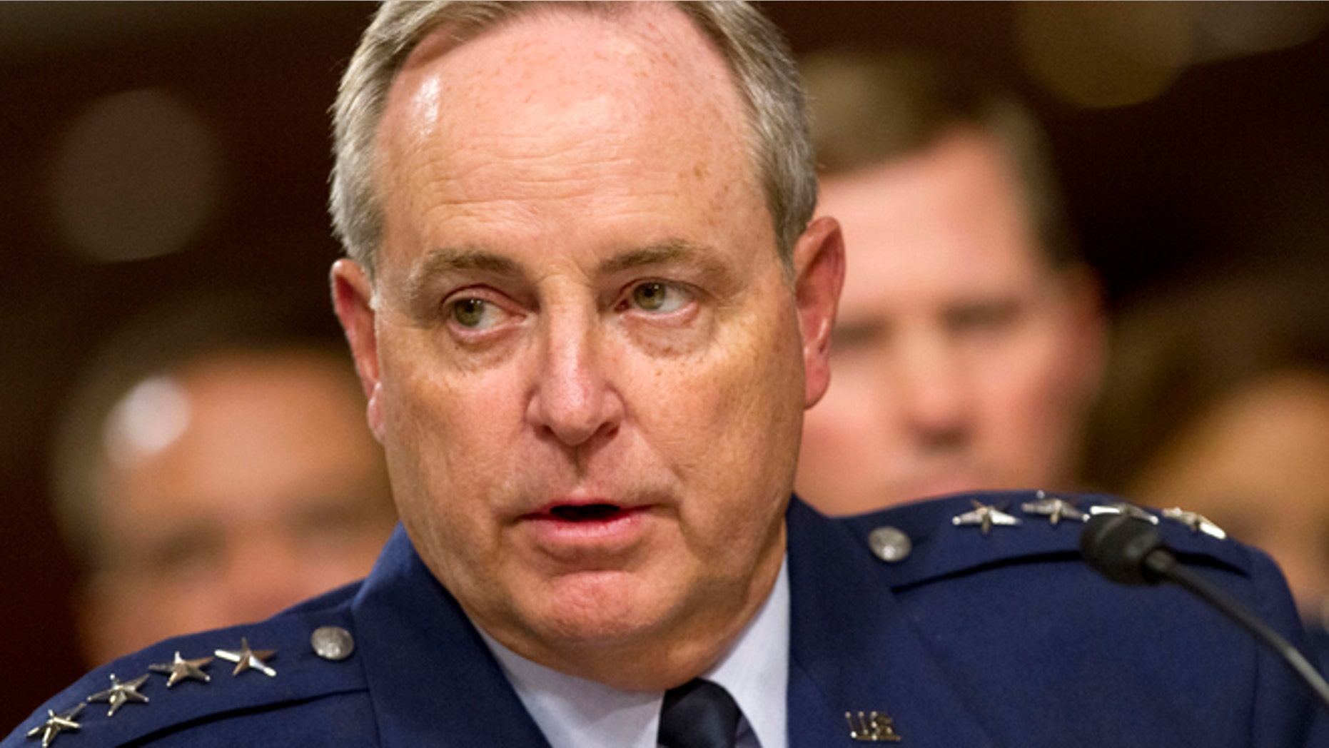 Nov. 7, 2013: Air Force Chief of Staff Gen. Mark Welsh testifies on Capitol Hill in Washington.