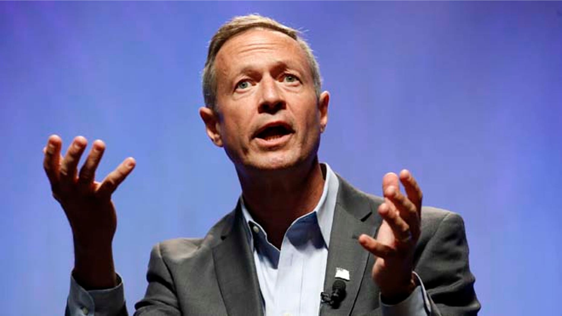 July 18, 2015: Democratic presidential candidate, former Maryland Gov. Martin O'Malley speaks at a Netroots Nation town hall meeting.