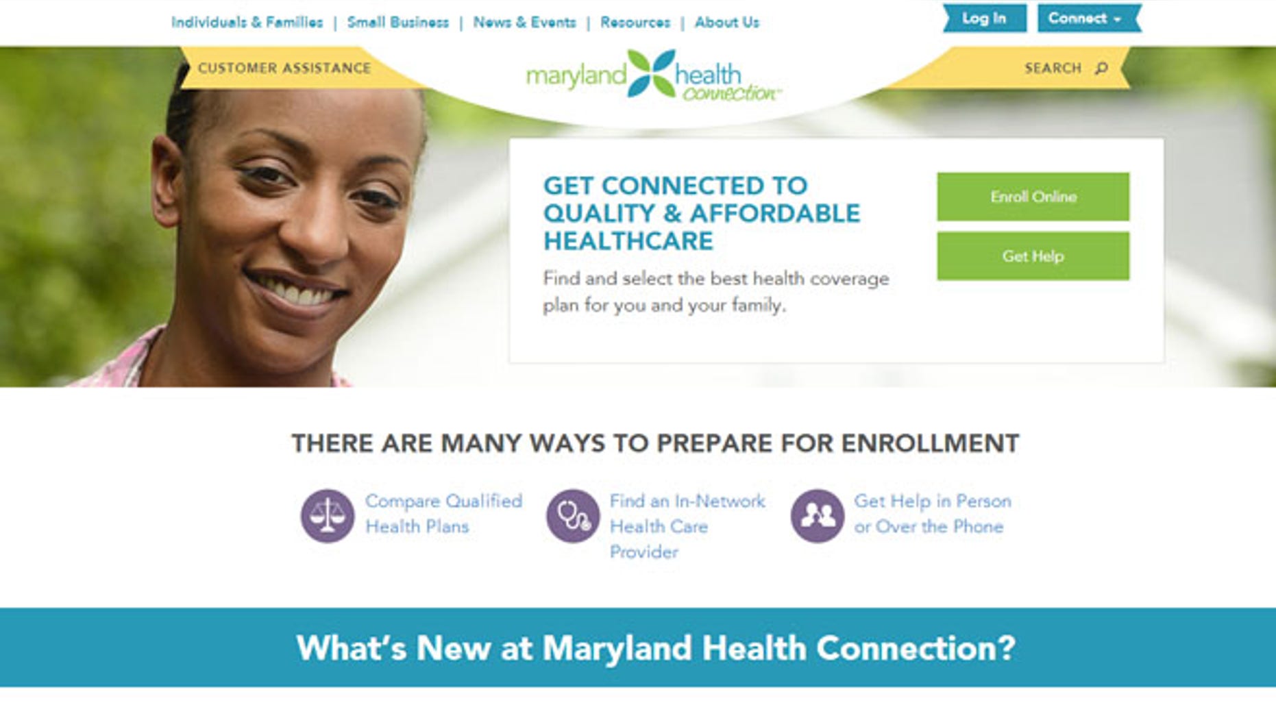(MarylandHealthConnection.Gov)