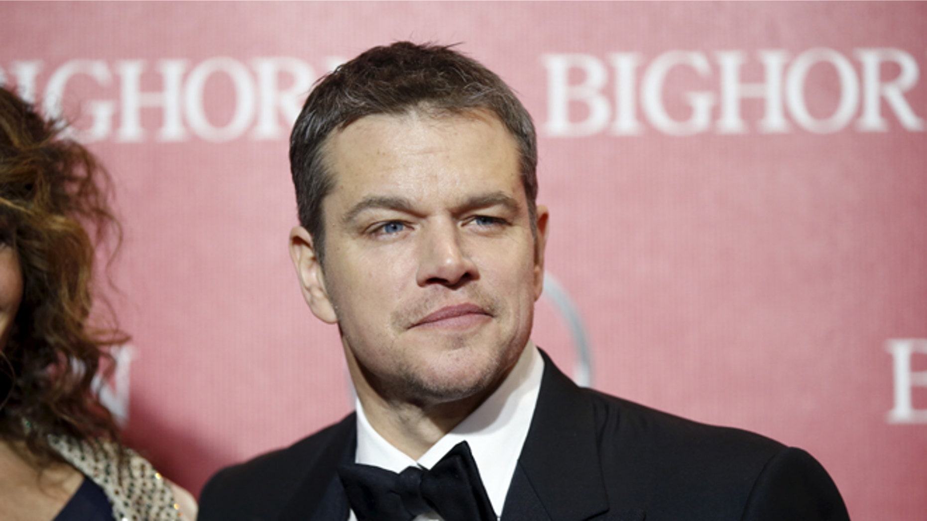 January 2, 2016. Matt Damon poses at the 27th Annual Palm Springs International Film Festival Awards Gala in Palm Springs, California.