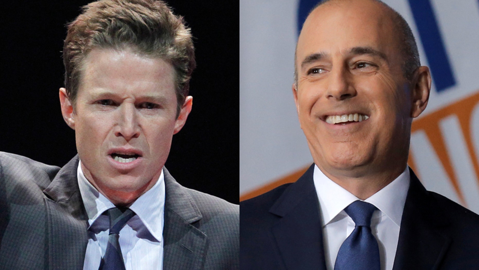 Billy Bush (left) and Matt Lauer.