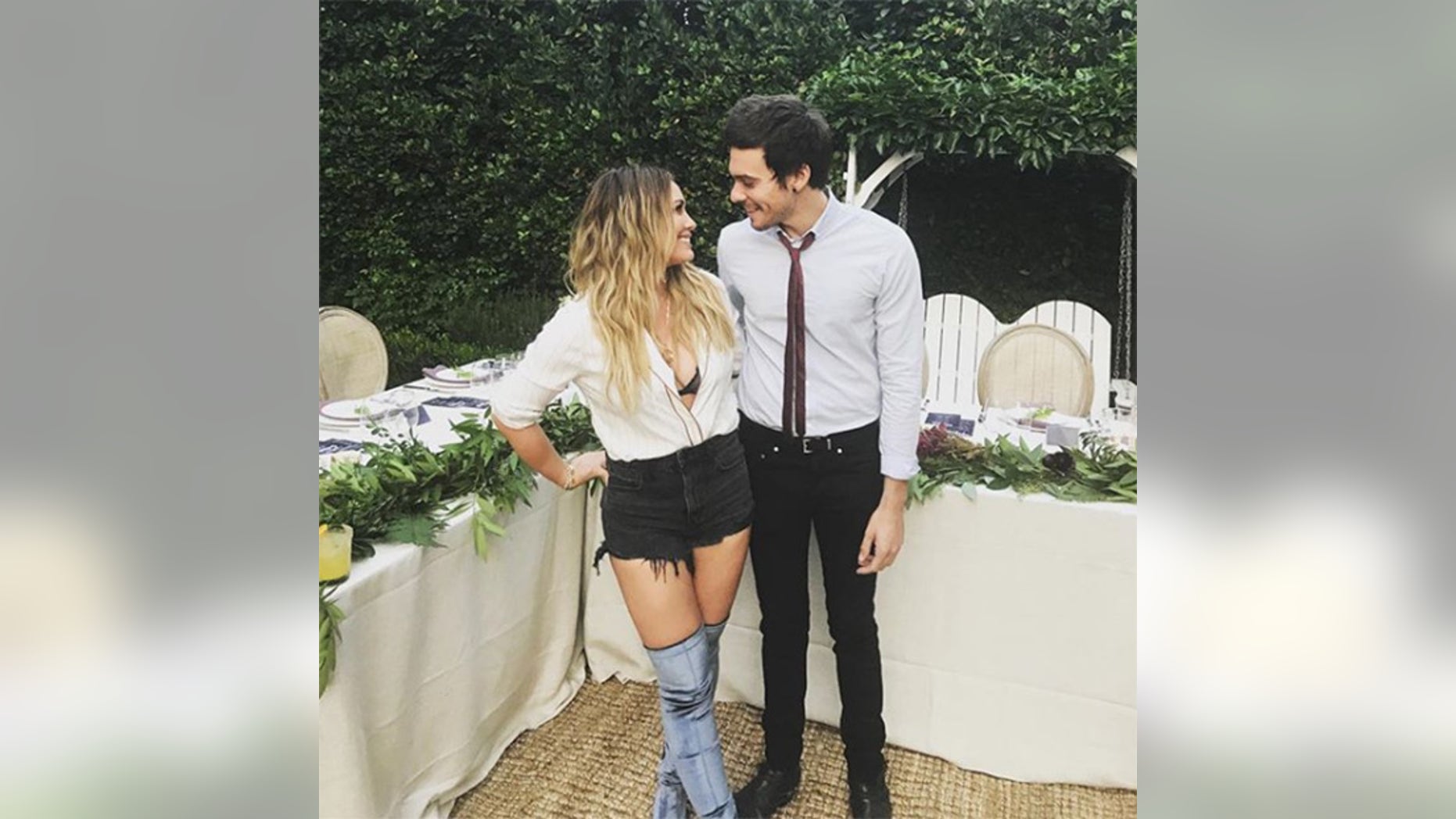 Hilary Duff with beau Matthew Koma.
