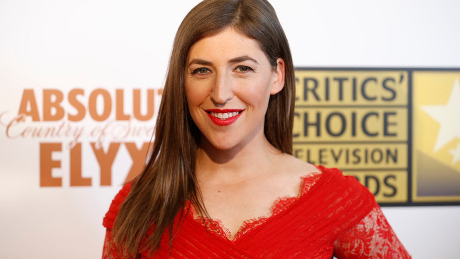 Actress Mayim Bialik.