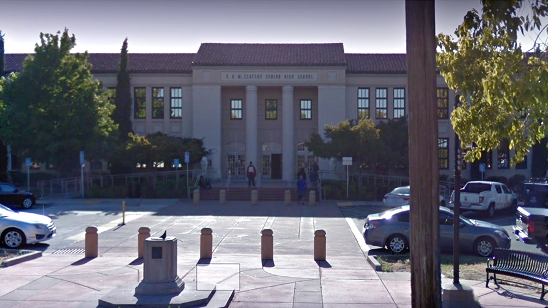 The project was part of the science fair at C.K. McCatchy High School, the report said.