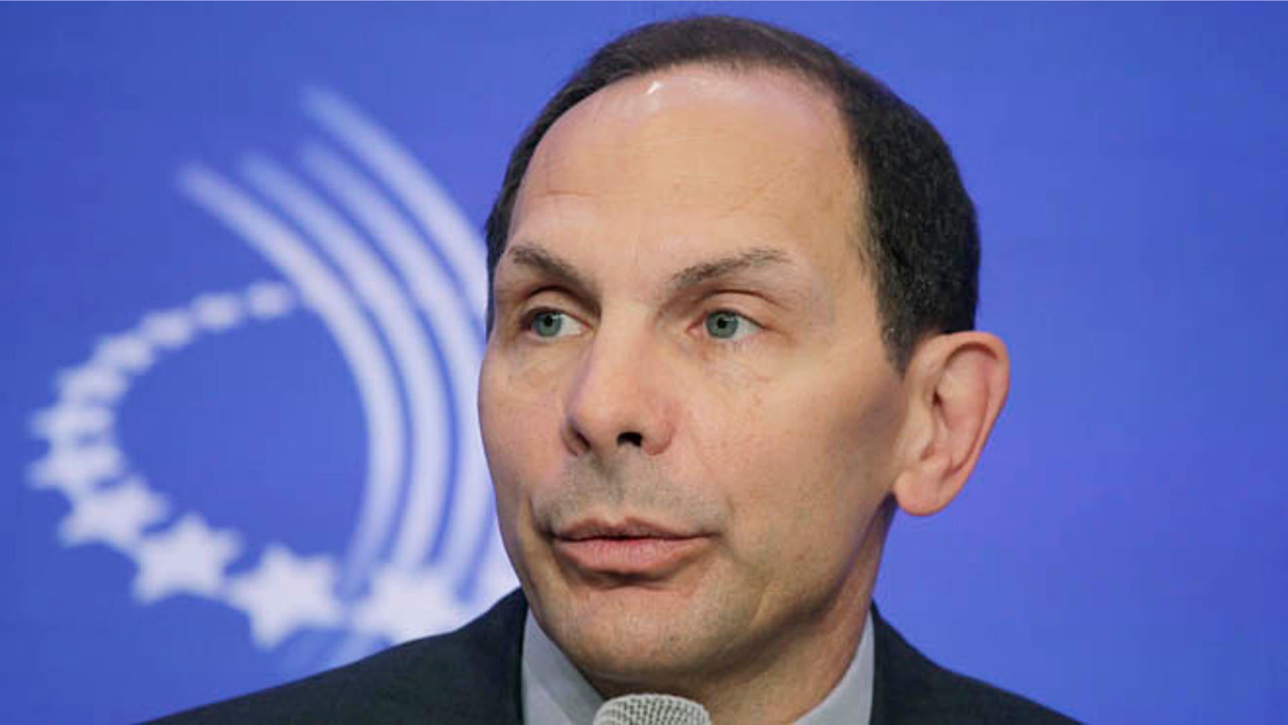 This Sept. 22, 2011 file photo shows Robert McDonald speaking at the Clinton Global Initiative in New York.