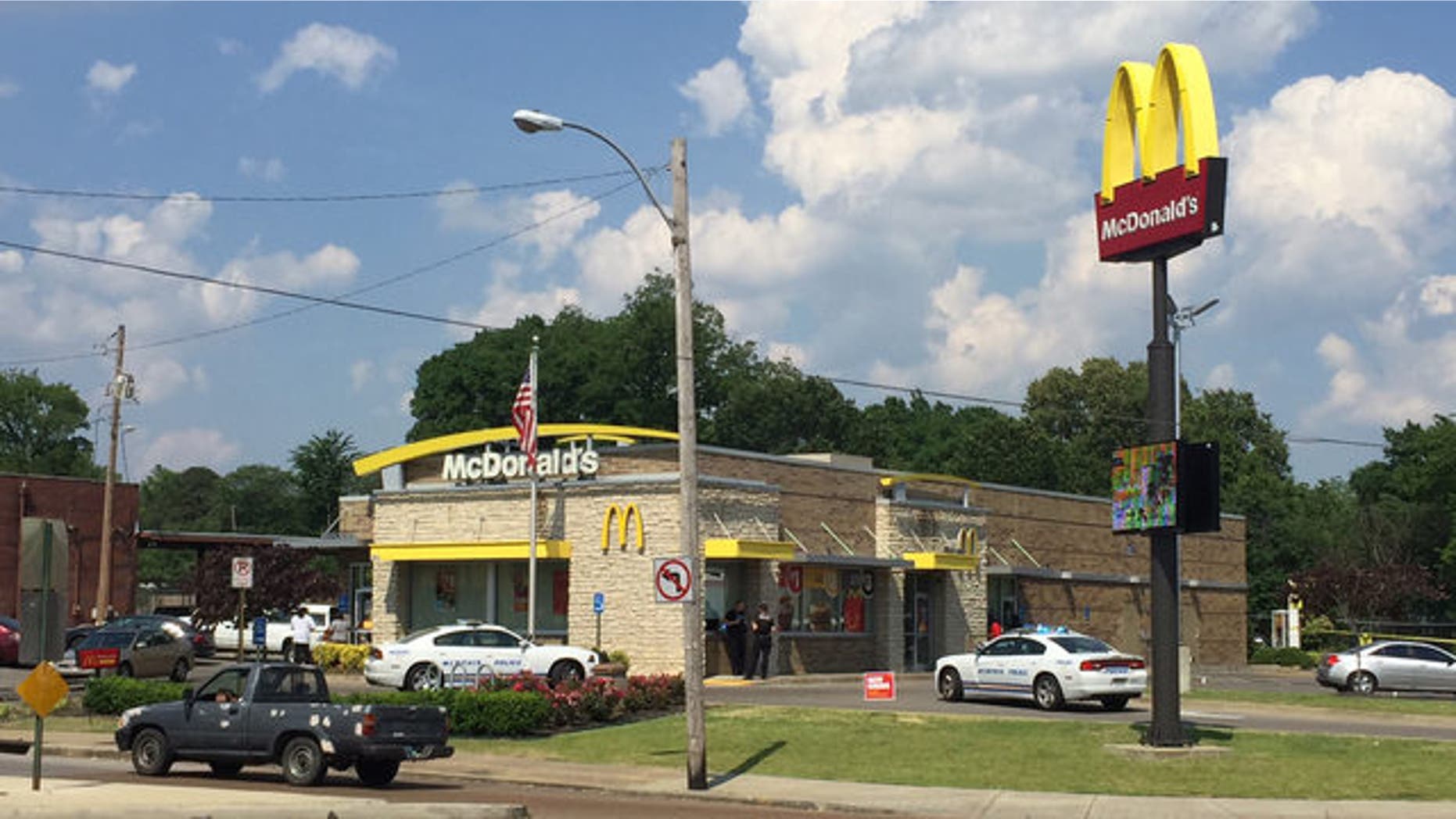 A man shot one of the four suspects who were attempting to rob him at a Memphis McDonald's.