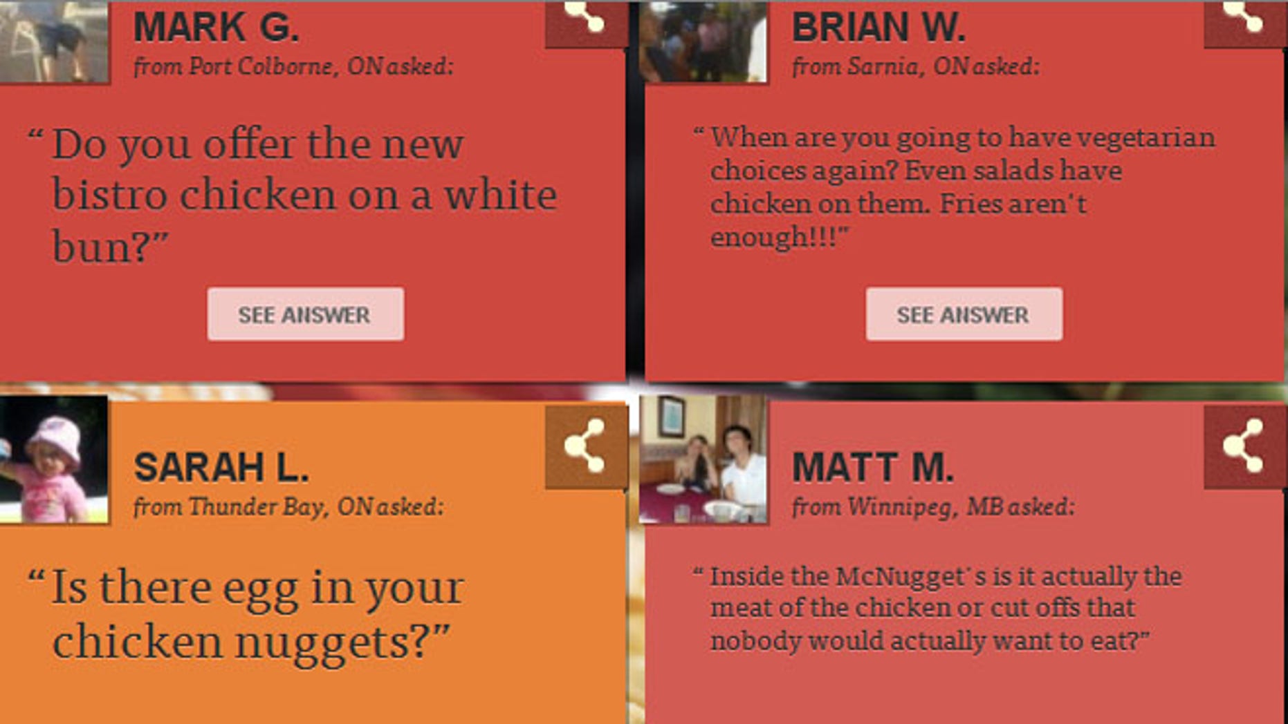 Mcdonalds Is Answering Tough Sometimes Bizarre Customer Questions