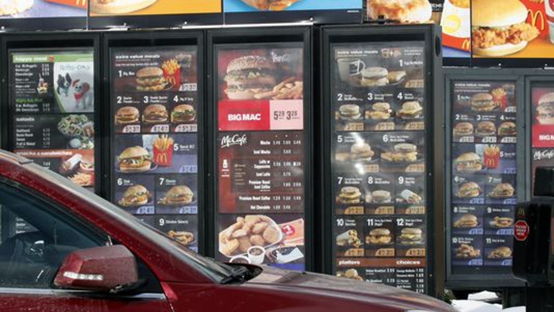 A representative for McDonald’s said the company is testing a simplified menu that offers one Quarter Pounder with Cheese instead of four; one Premium Chicken sandwich instead of three; and one Snack Wrap instead of three.