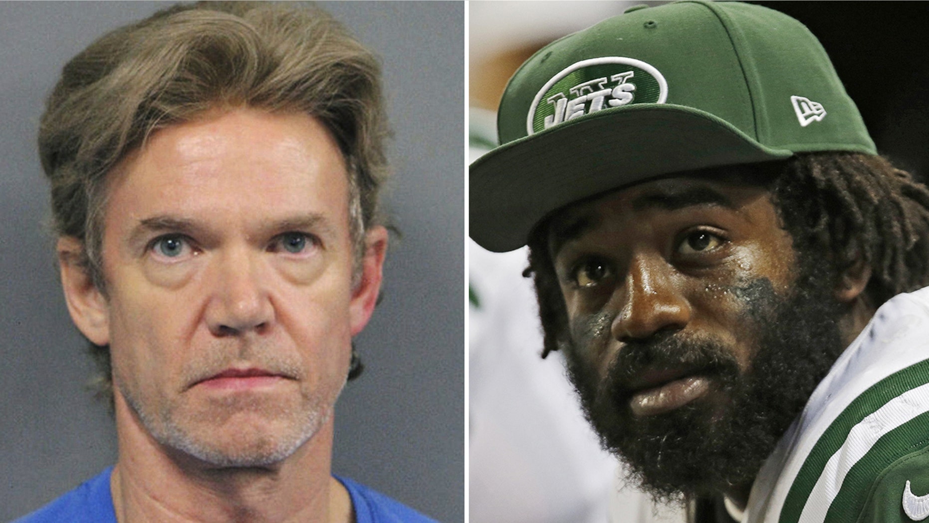 Ronald Gasser, left, was found guilty of manslaughter Friday in the death of ex-NFL player Joe McKnight, right.