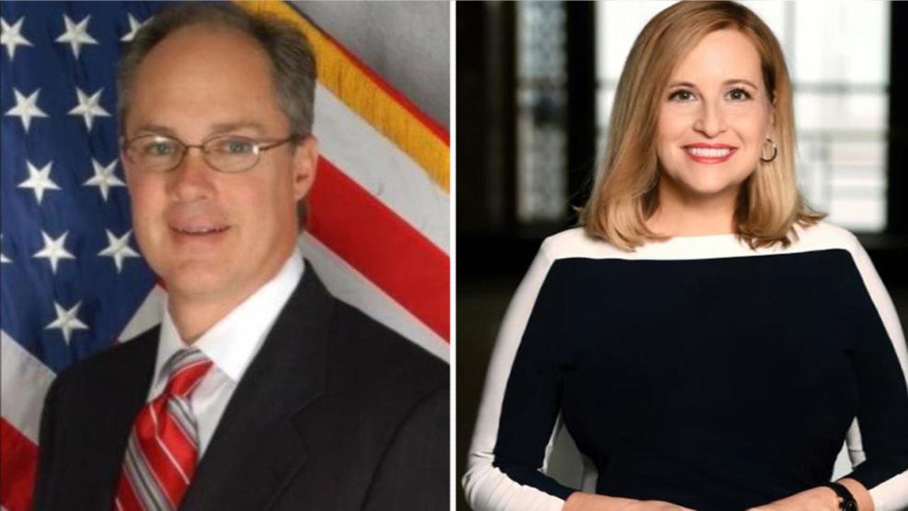 Nashville Mayor Megan Barry, right, admitted to having an extramarital affair with the former head of her security detail, Sgt. Robert Forrest, left.