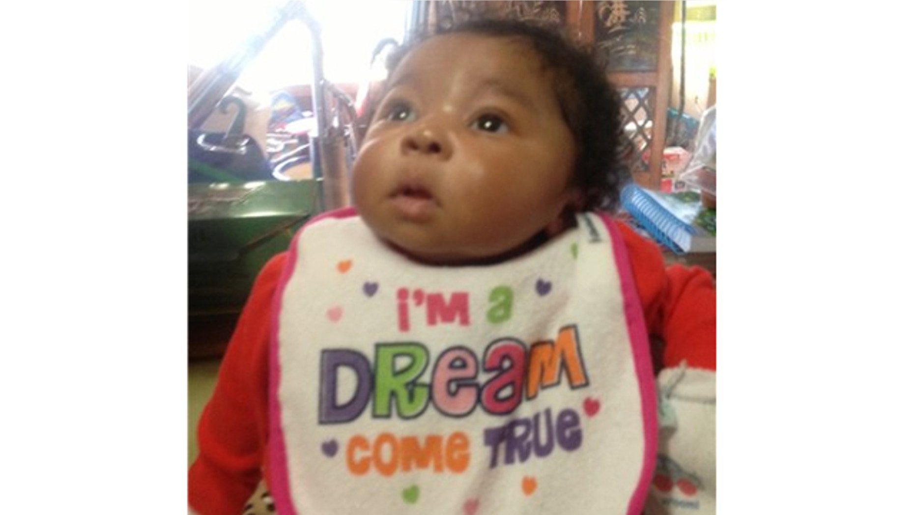 UNDATED: This photo provided by the Memphis Police Department shows 7-week-old Aniston Walker of Memphis, Tenn.