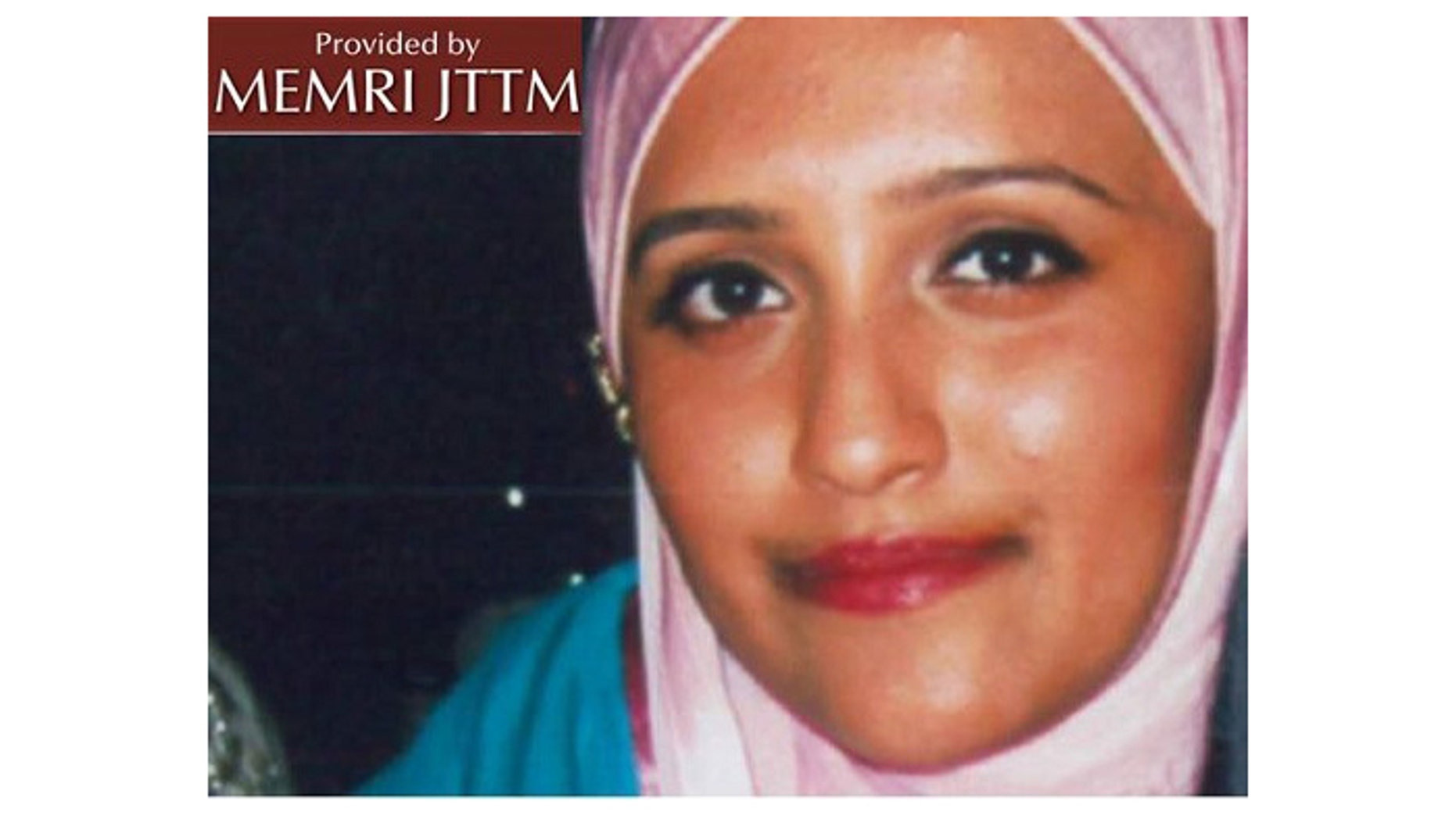 Umm Layth, who left her family in Scotland to join ISIS, is believed to be part of a women's police force that supplies fighters with sex slaves (Middle East Media Research Institute)
