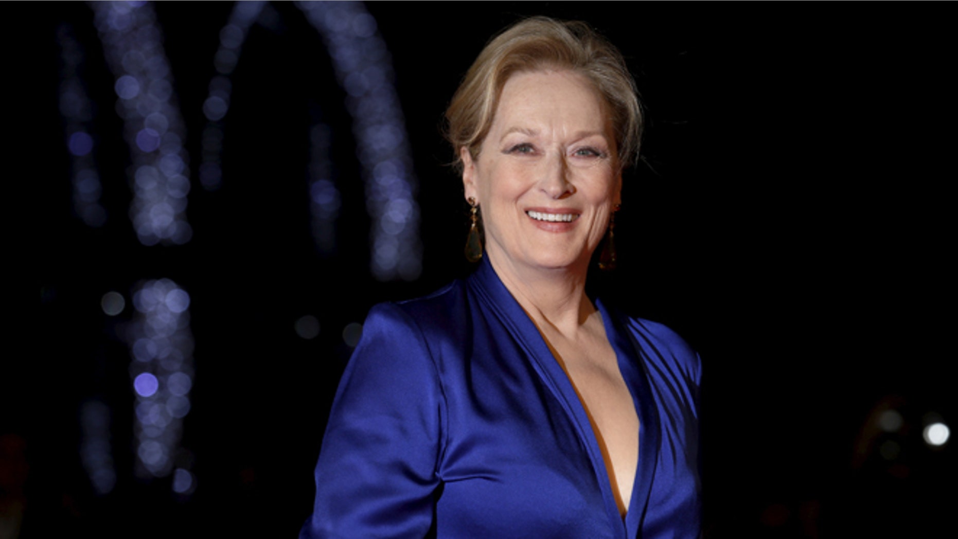 October 7, 2015. Meryl Streep arrives for a screening of the film "Suffragette" in London.