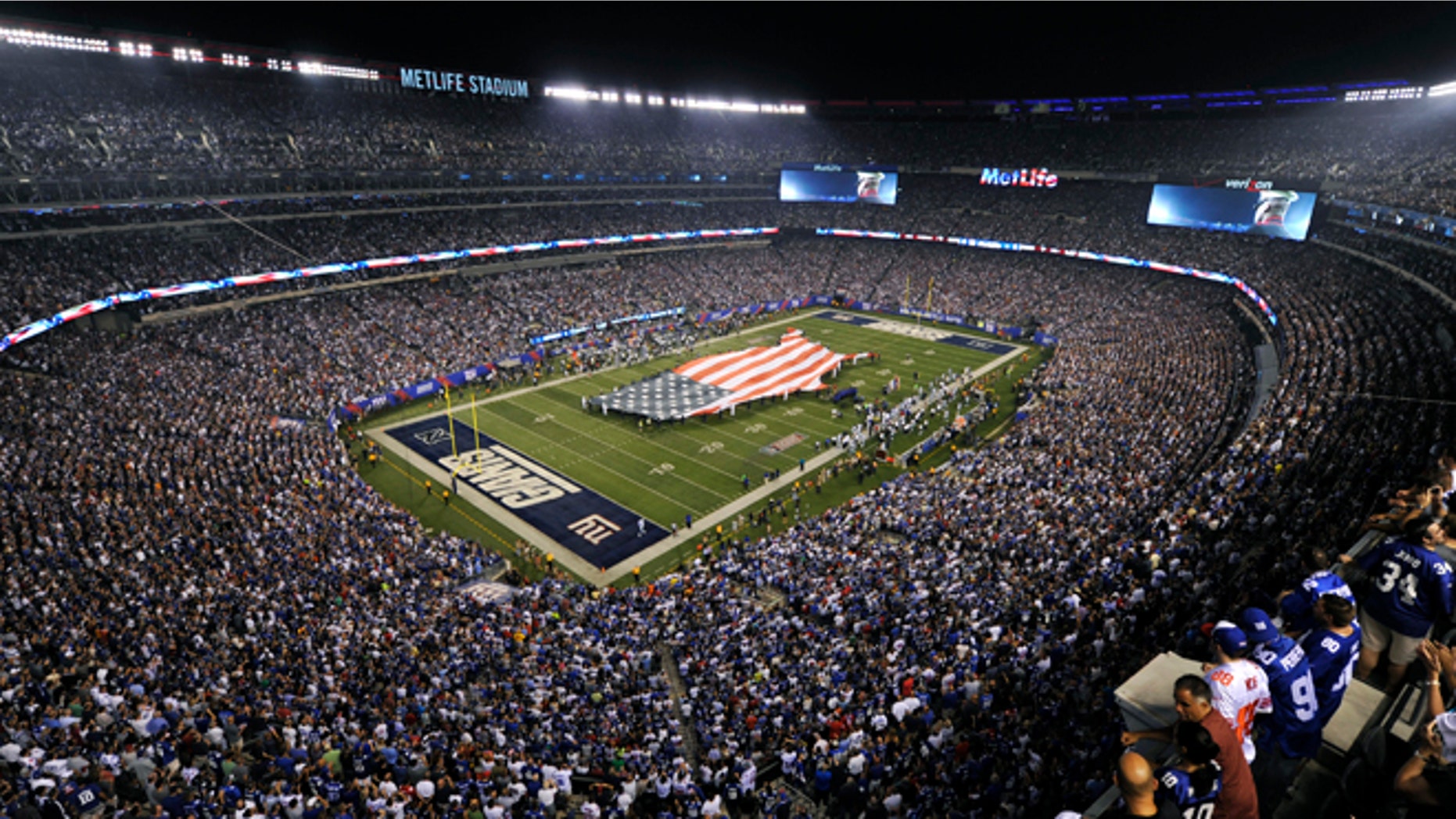 Sept. 5: A general overall view of the Metlife Stadium as the New York Giants host the Dallas Cowboys in the opening game of the NFL football season in East Rutherford, New Jersey.