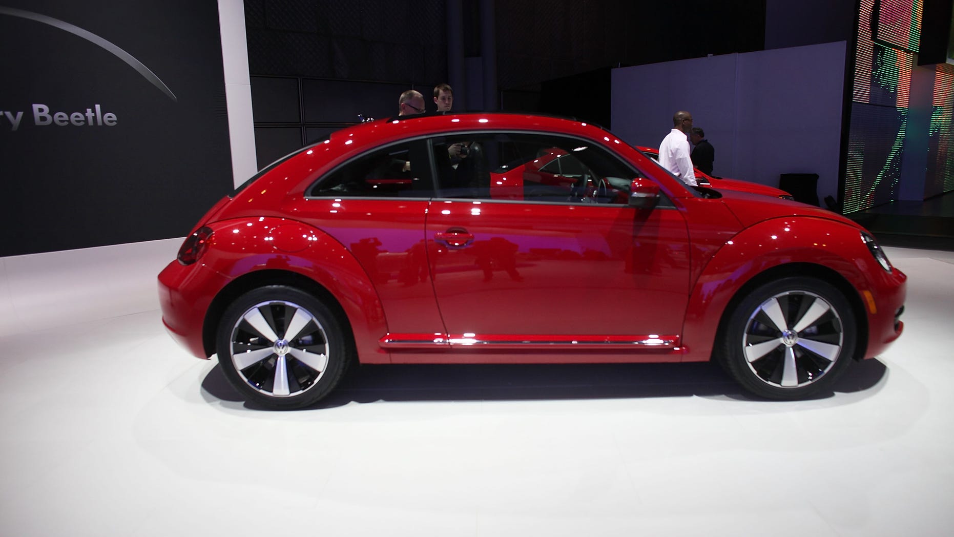 Apr 20: The new 2012 Volkswagen Beetle is viewed on the floor of the New York International Auto Show April 20, 2011 in New York City.