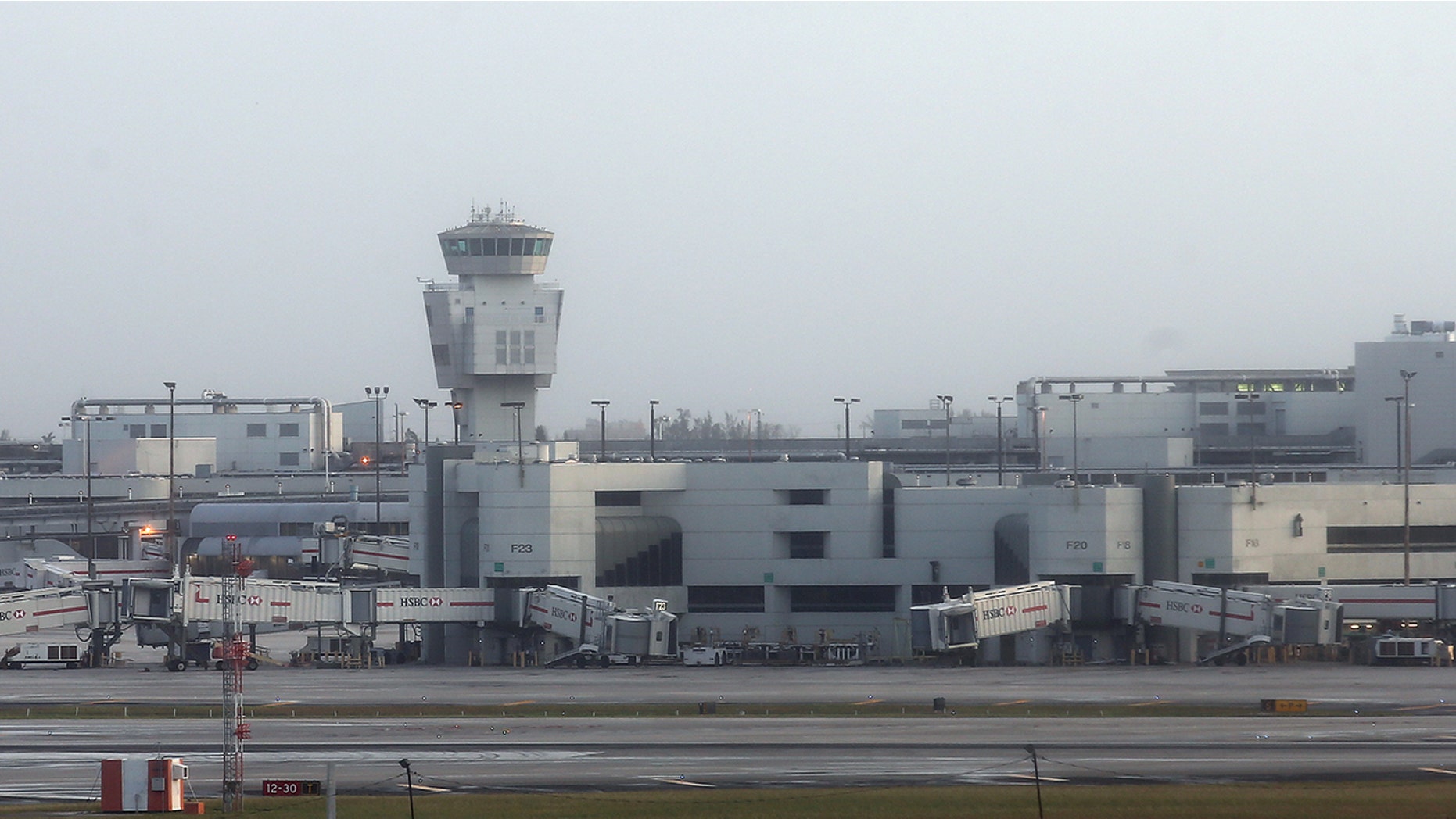 Empty runways and gates are see at Miami International Airport after Hurricane Irma strikes Florida, in Miami