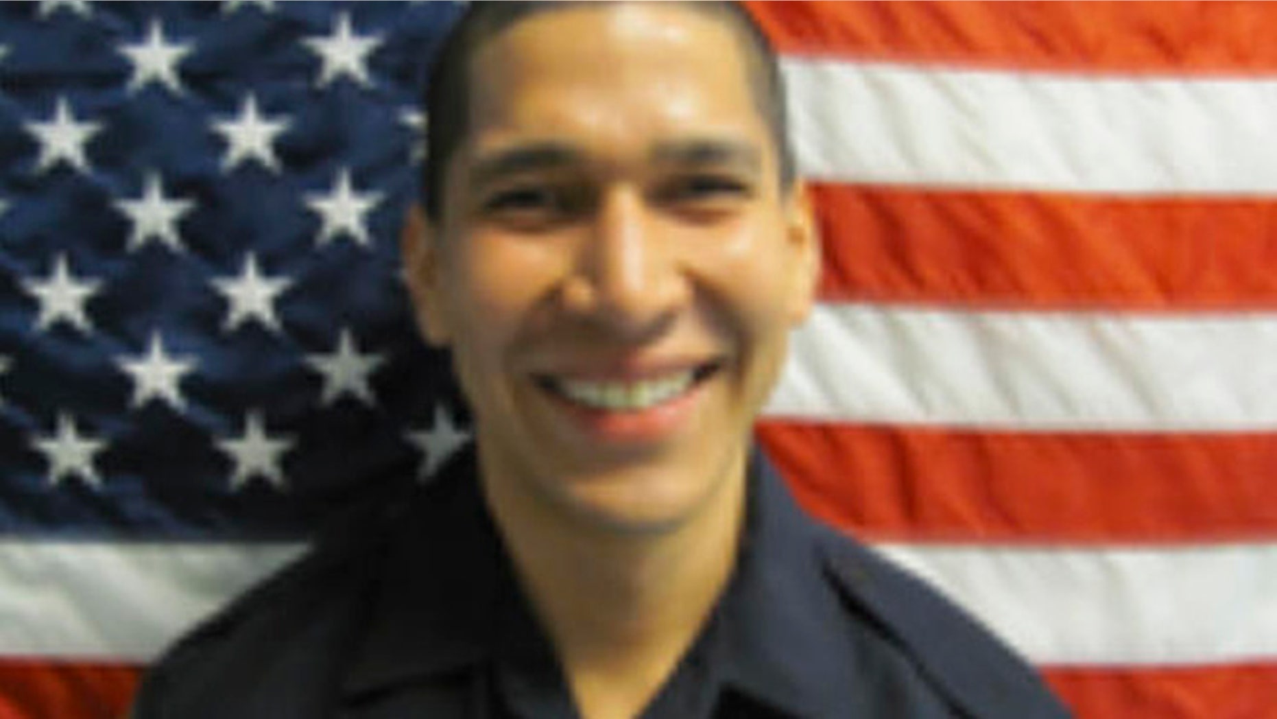 In this 2014 photo made available by the North Miami Police Dept., Fla. shows Officer Jonathan Aledda. Aledda shot therapist Charles Kinsley on Monday, July 18, 2016 in North Miami, Fla. A North Miami police commander has been suspended for allegedly fabricating information about the shooting of the unarmed black therapist. (North Miami Police Dept. via AP)