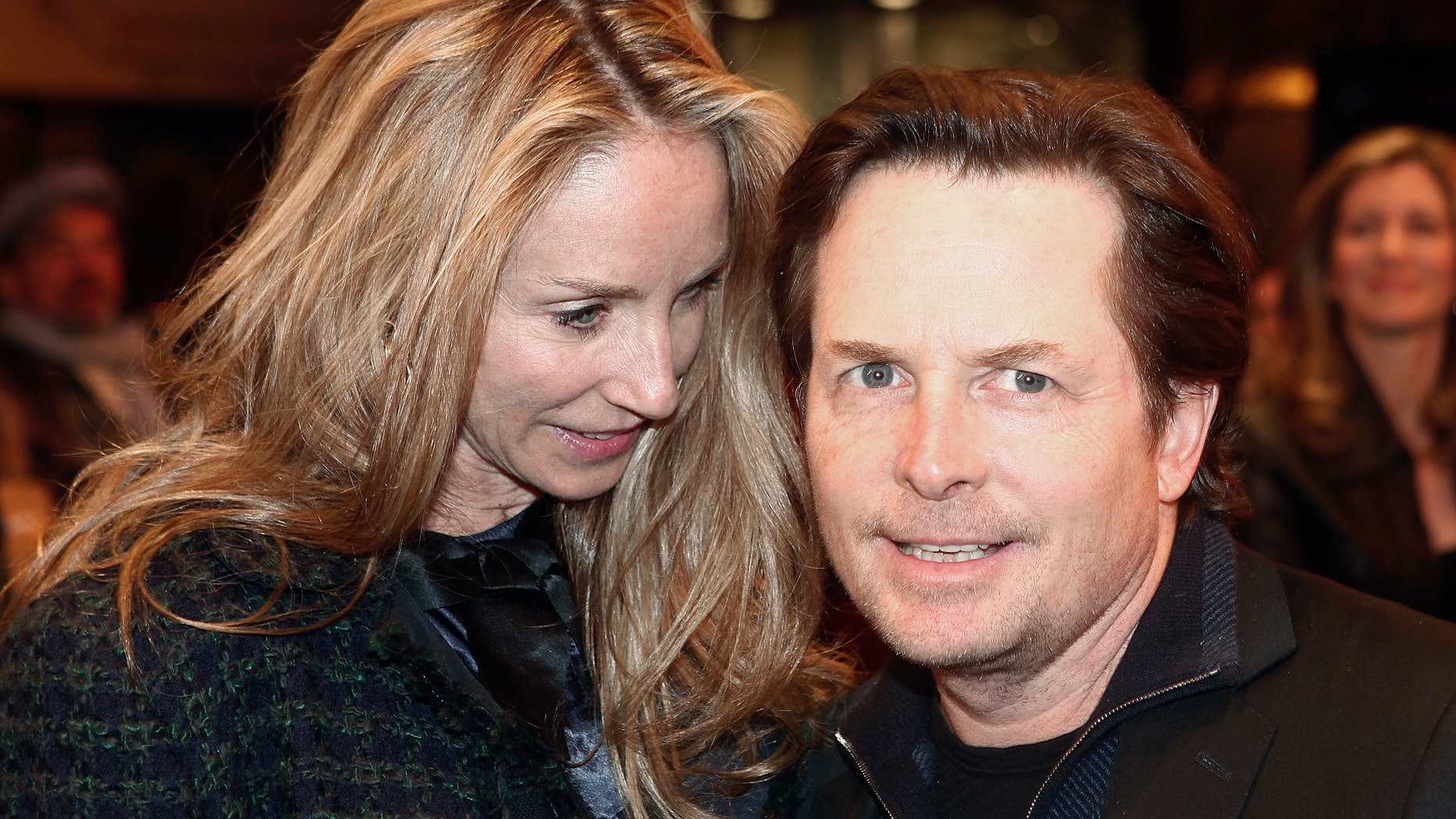 Michael J. Fox and his wife Tracey Pollan.