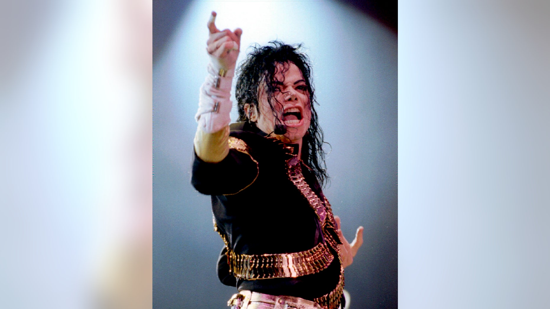 December 12, 1992. Michael Jackson performs at the Tokyo Dome in the opening show of his Japanese tour.