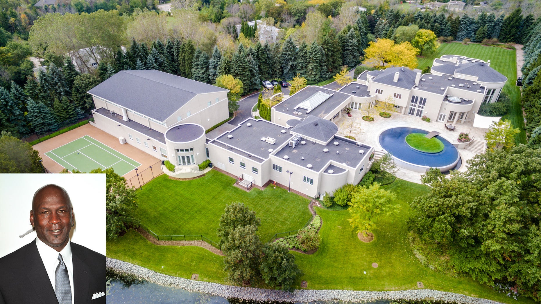 Michael Jordan's home near Chicago