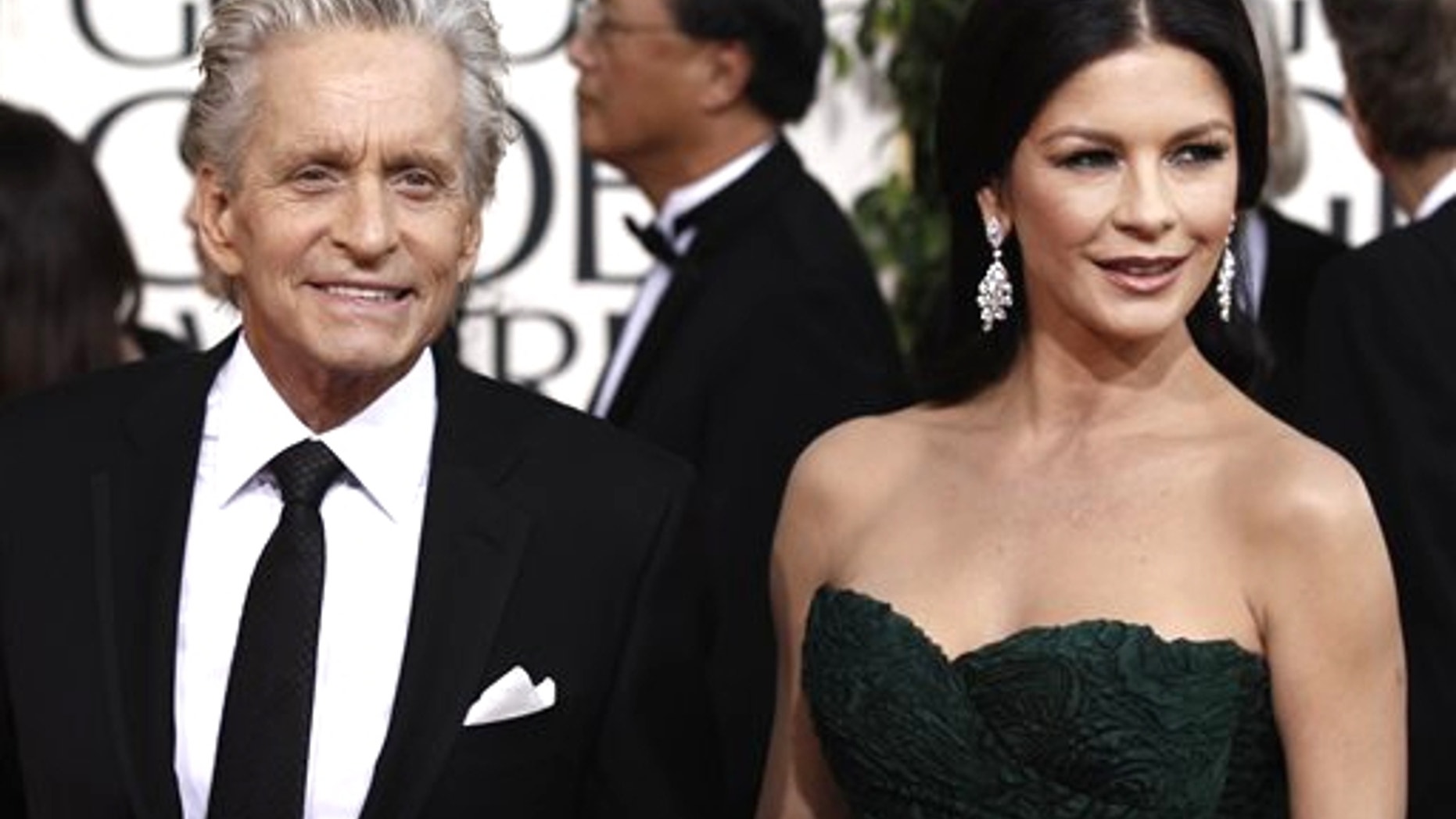 Michael Douglas and Catherine Zeta Jones. (AP)