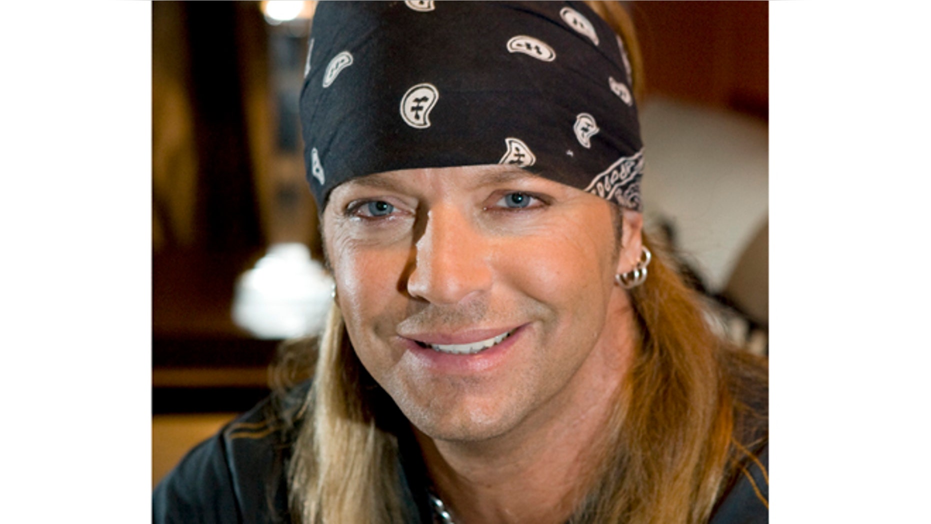 April 9, 2008: Poison lead singer Bret Michaels poses for a portrait in the Hollywood area of Los Angeles. (AP)
