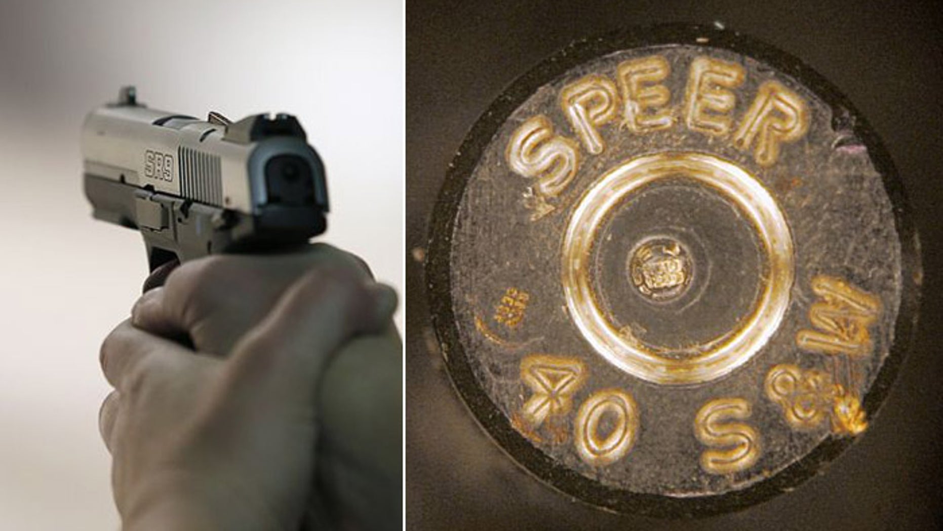 Microstamping technology is designed to leave a telltale indentation in the very center of the shell casing when the gun is fired. (AP)