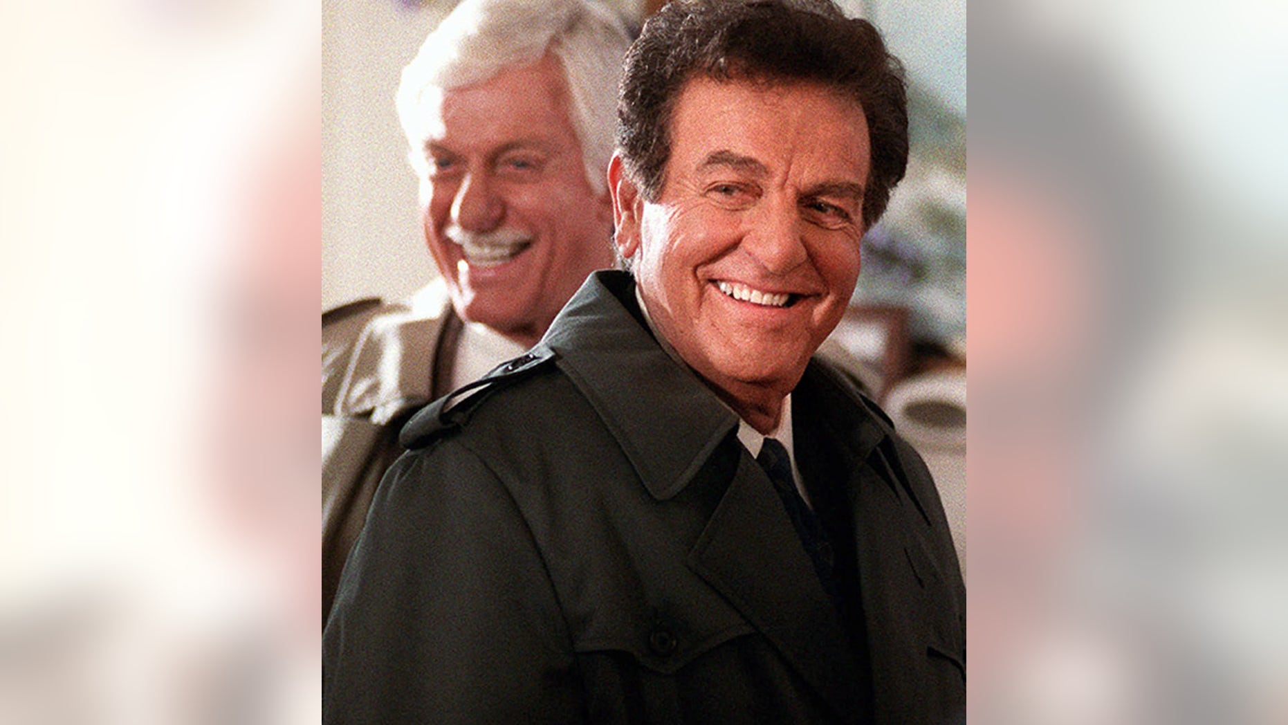 Jan. 15, 1997: Actor Mike Connors, right, appears with actor Dick Van Dyke during an episode of the television show "Diagnosis Murder,"