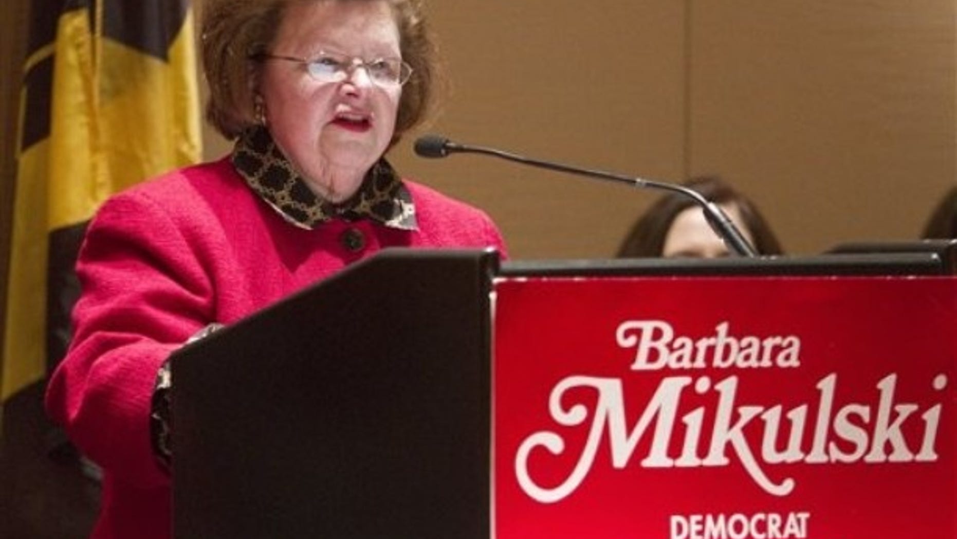 FILE: Sen. Barbara Mikulski, D-Md., appearing at a fundraiser in March, is preparing for a fifth term in the U.S. Senate.