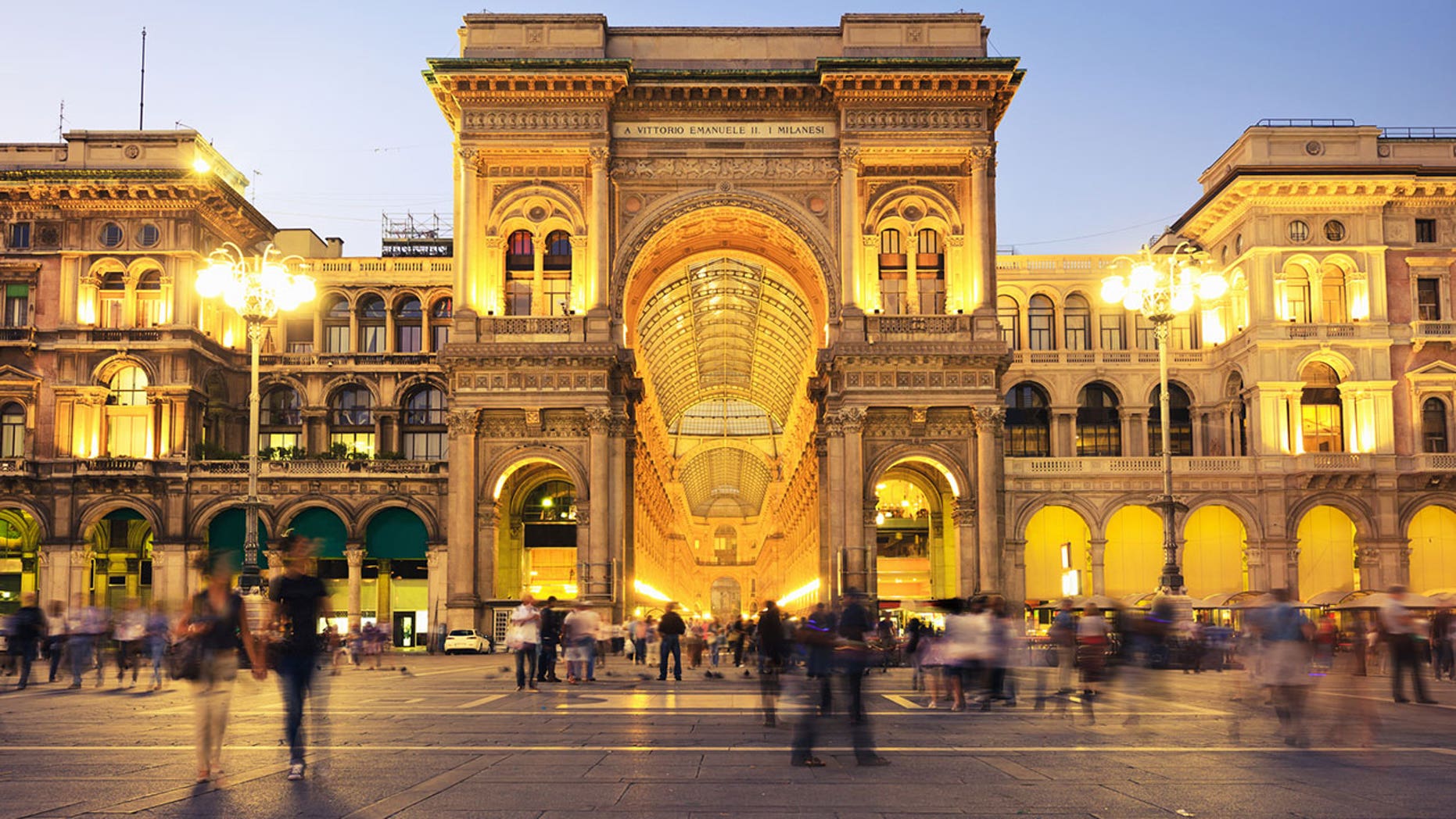 Galeria Vittorio Emanuele II en Milán, Italia