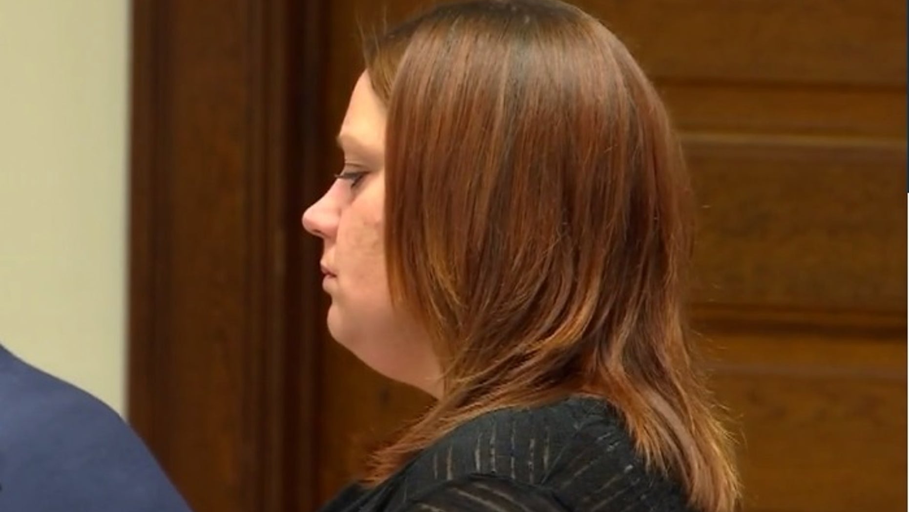 Kari Jo Milberg in court.